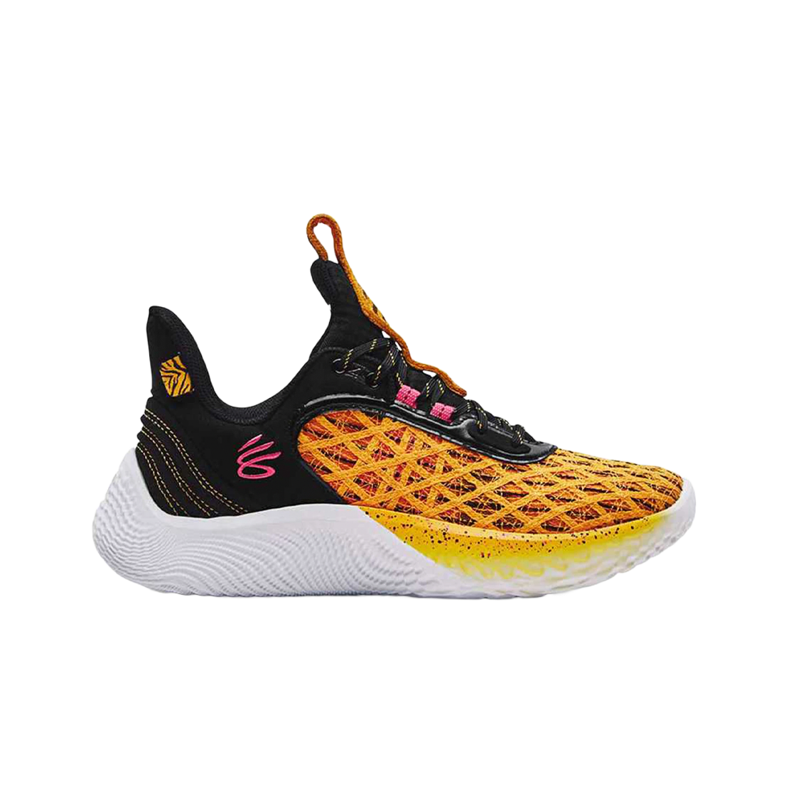 언더아머 커리 플로우 9 블랙 옐로우(Under Armour Curry Flow 9 Black Yellow)