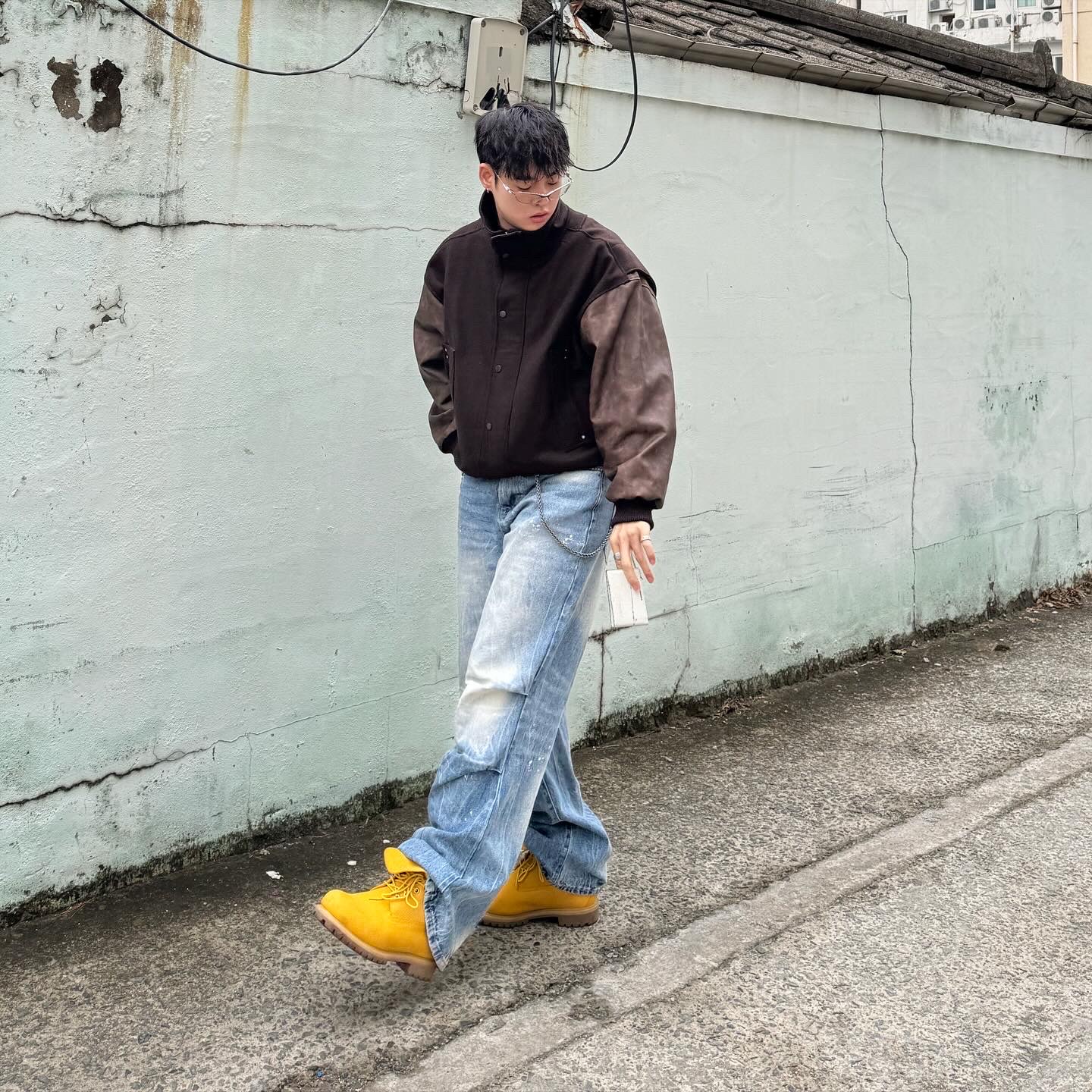 Timberland Premium 6 inch Waterproof Boot Wheat Nubuck - Wide, Gentle Monster Ytt 02 Silver 착용 스타일 - 1