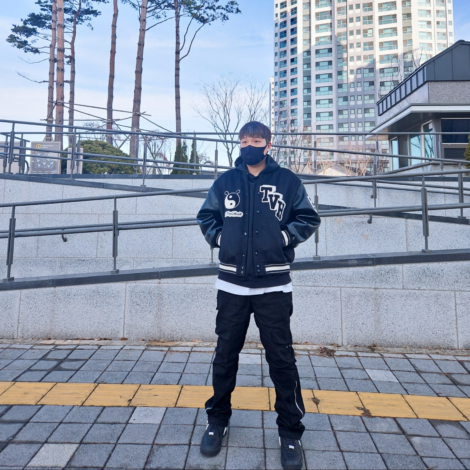 Nike x Ambush Air Force 1 Low SP Black 착용 스타일