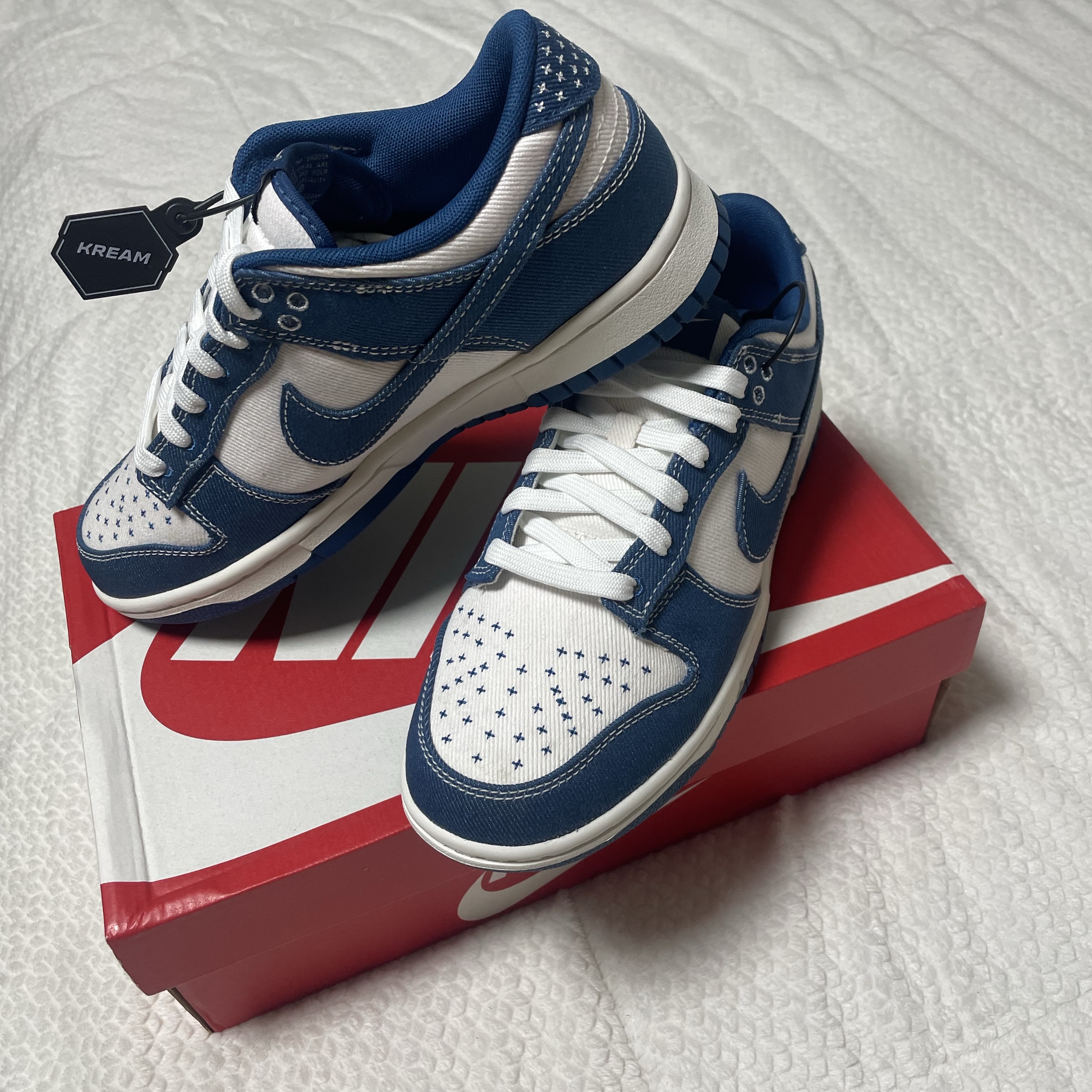 Nike Dunk Low Retro SE Industrial Blue 착용 스타일