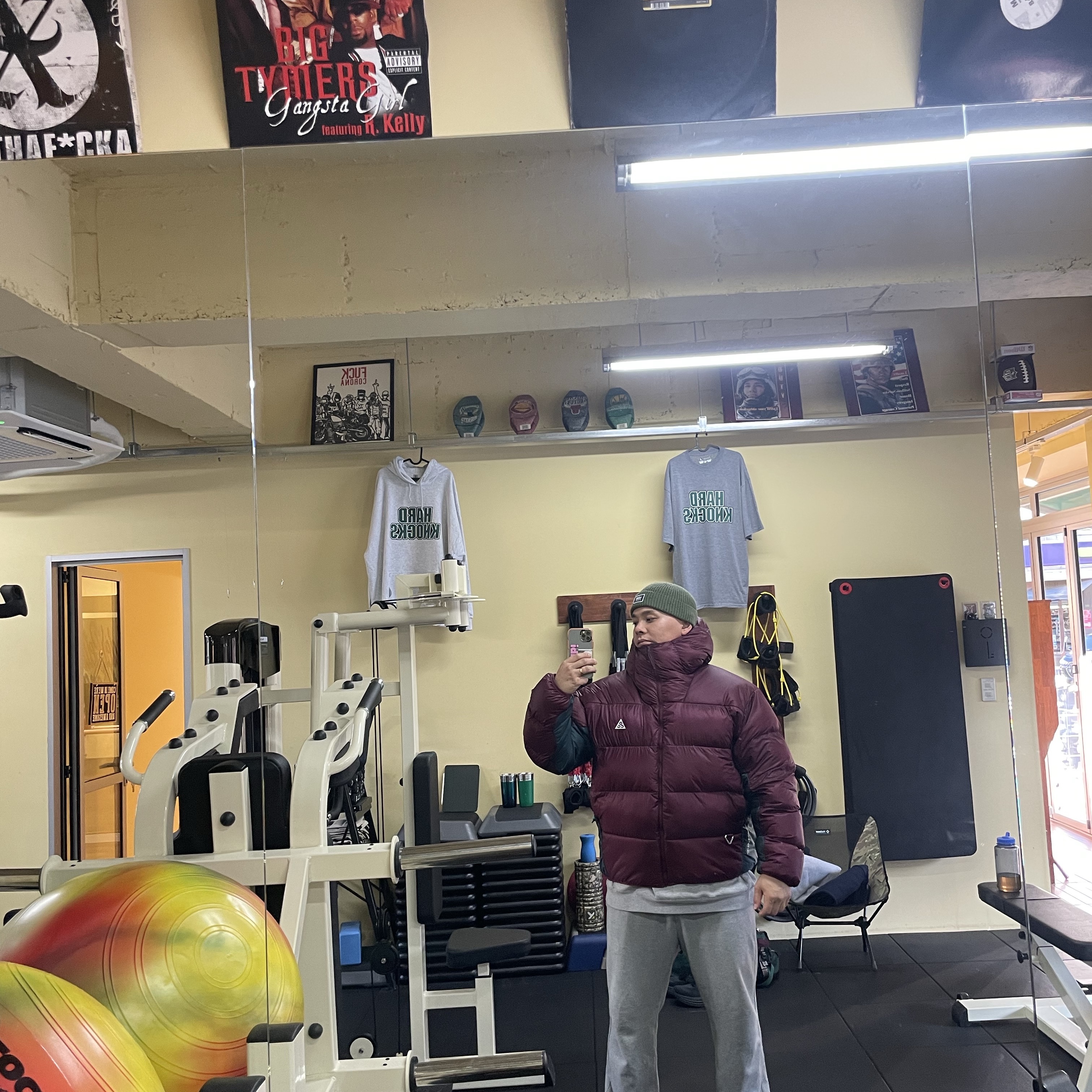 Nike ACG Therma-Fit ADV Lunar Lake Puffer Jacket Night Maroon - Asia 착용 스타일 - 3