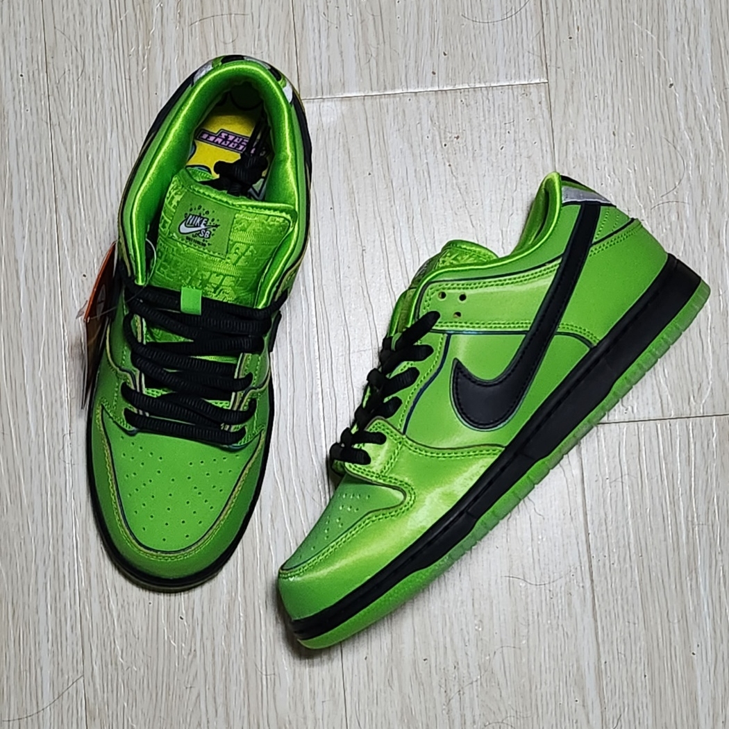 Nike x The Powerpuff Girls SB Dunk Low Pro QS Buttercup 착용 스타일