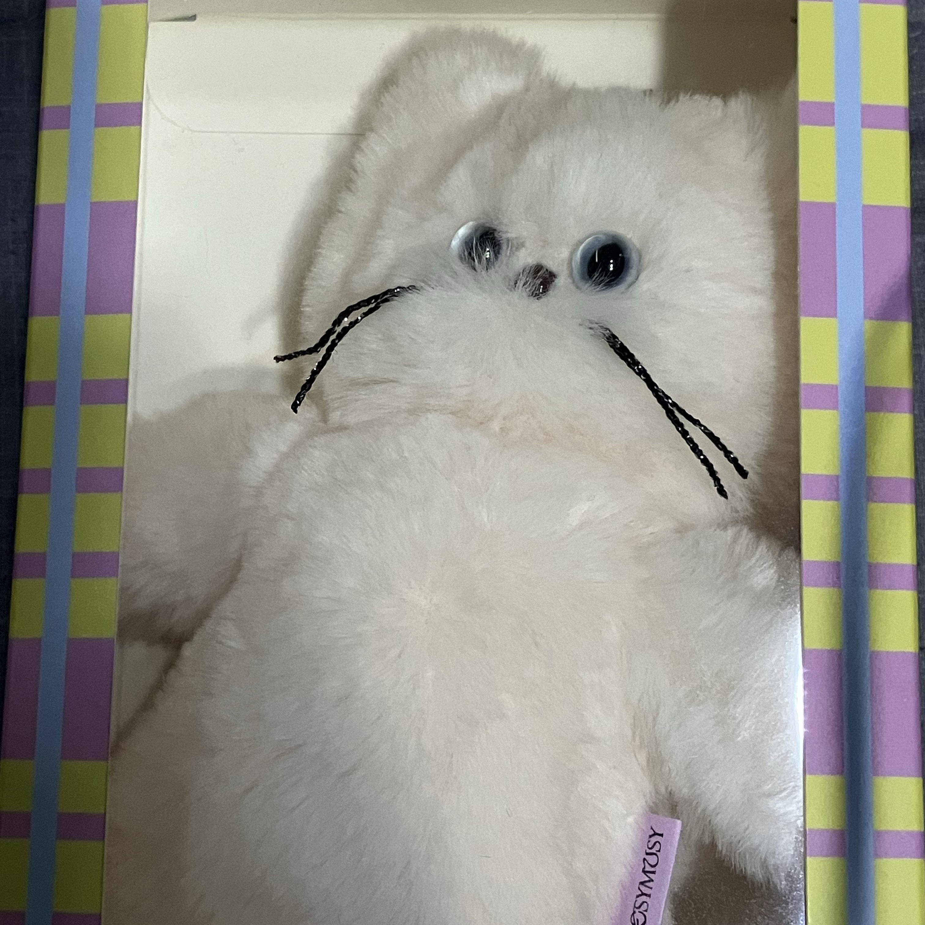 Cosymosy Custom Cat Keyring Cream - KREAM Exclusive 착용 스타일