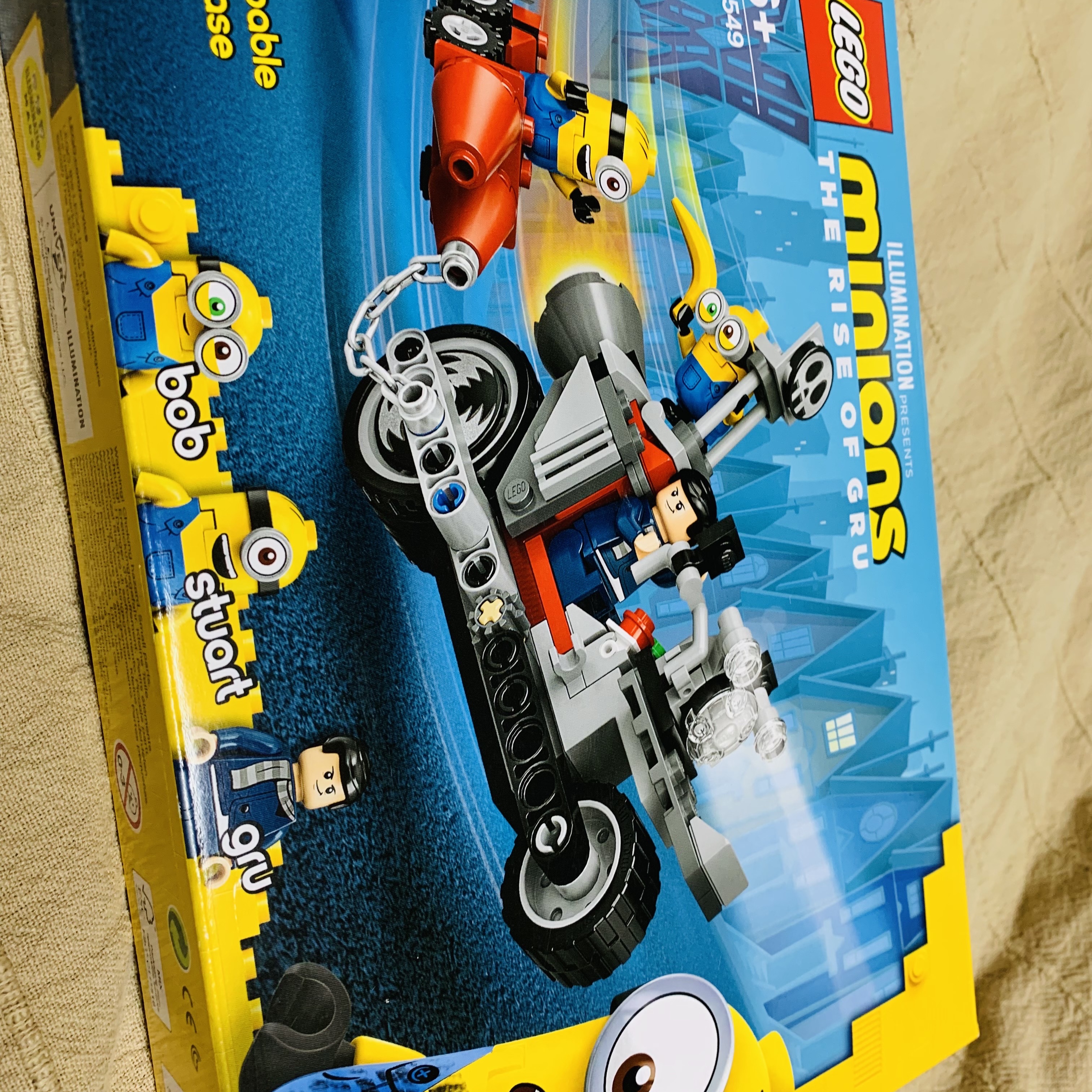 Lego Minions Unstoppable Bike Chase 착용 스타일