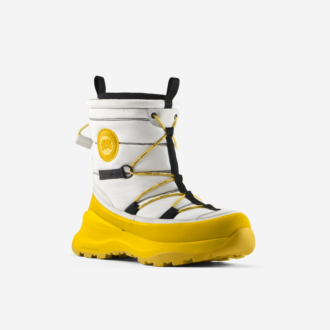 [KREAM 단독] Canada Goose x Pyer Moss Wild Brick Boots Icy White Pyer Moss Yellow 상세 이미지 2