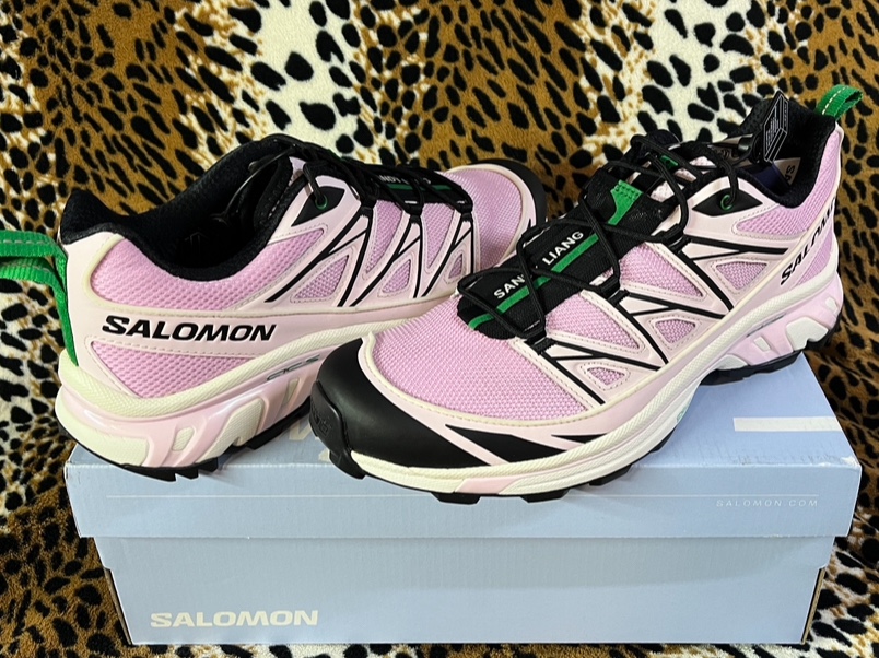 Salomon x Sandy Liang XT-6 Expanse Cradle Pink 착용 스타일