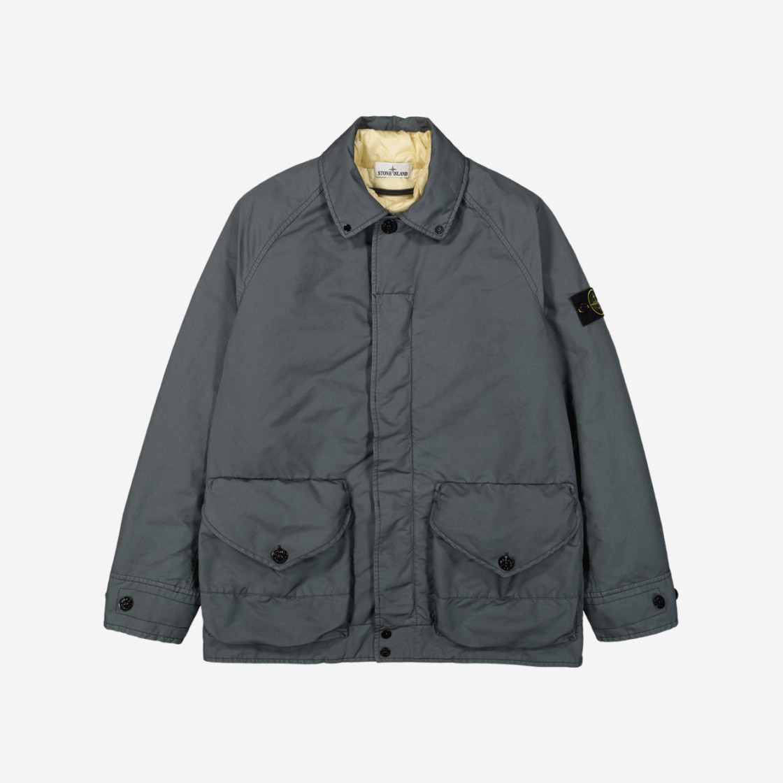 Stone Island 41449 David-TC Car Coat Lead - 23FW 상세 이미지 1