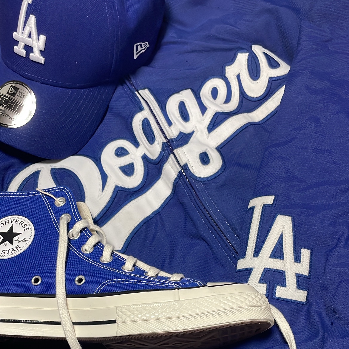 Converse Chuck 70 High Rush Blue 착용 스타일