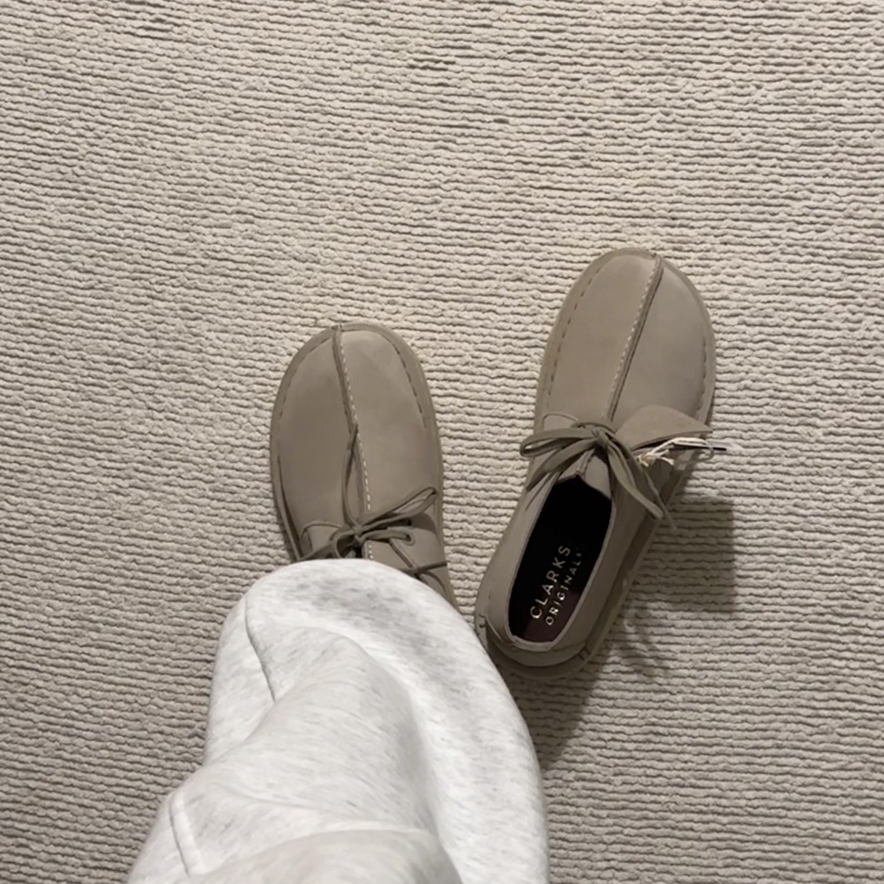 (W) Clarks Desert Trek Sand Suede 착용 스타일
