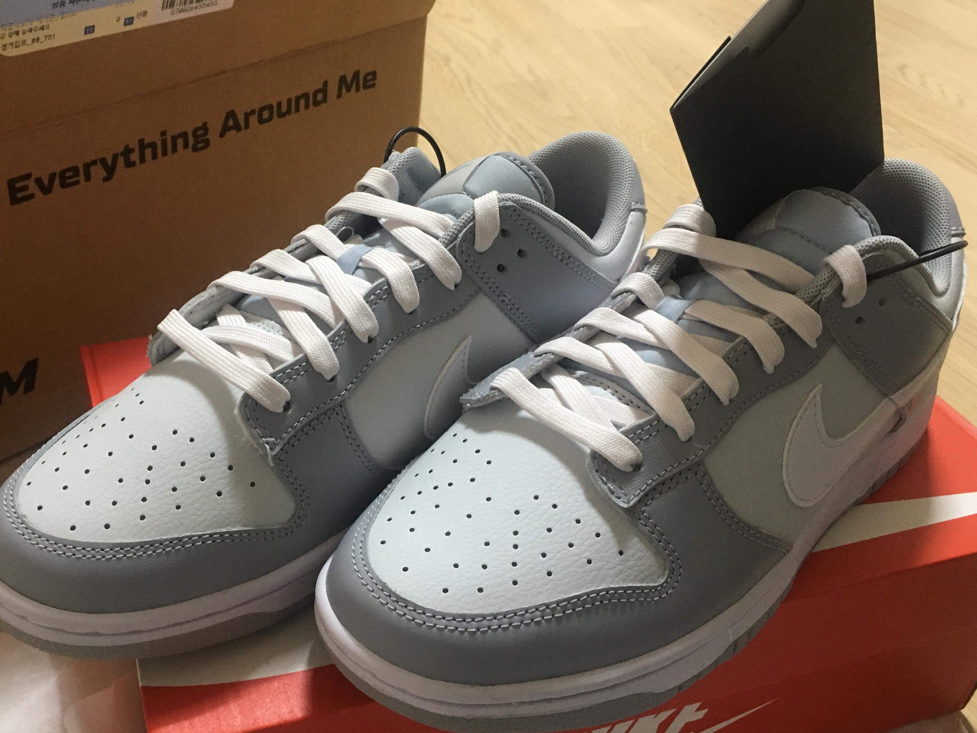 Nike Dunk Low Retro Wolf Grey 착용 스타일