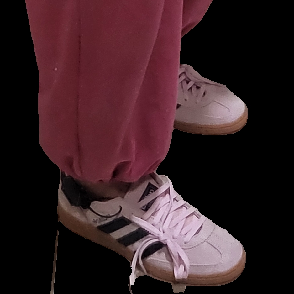 (W) Adidas Spezial Handball Clear Pink 착용 스타일 - 1