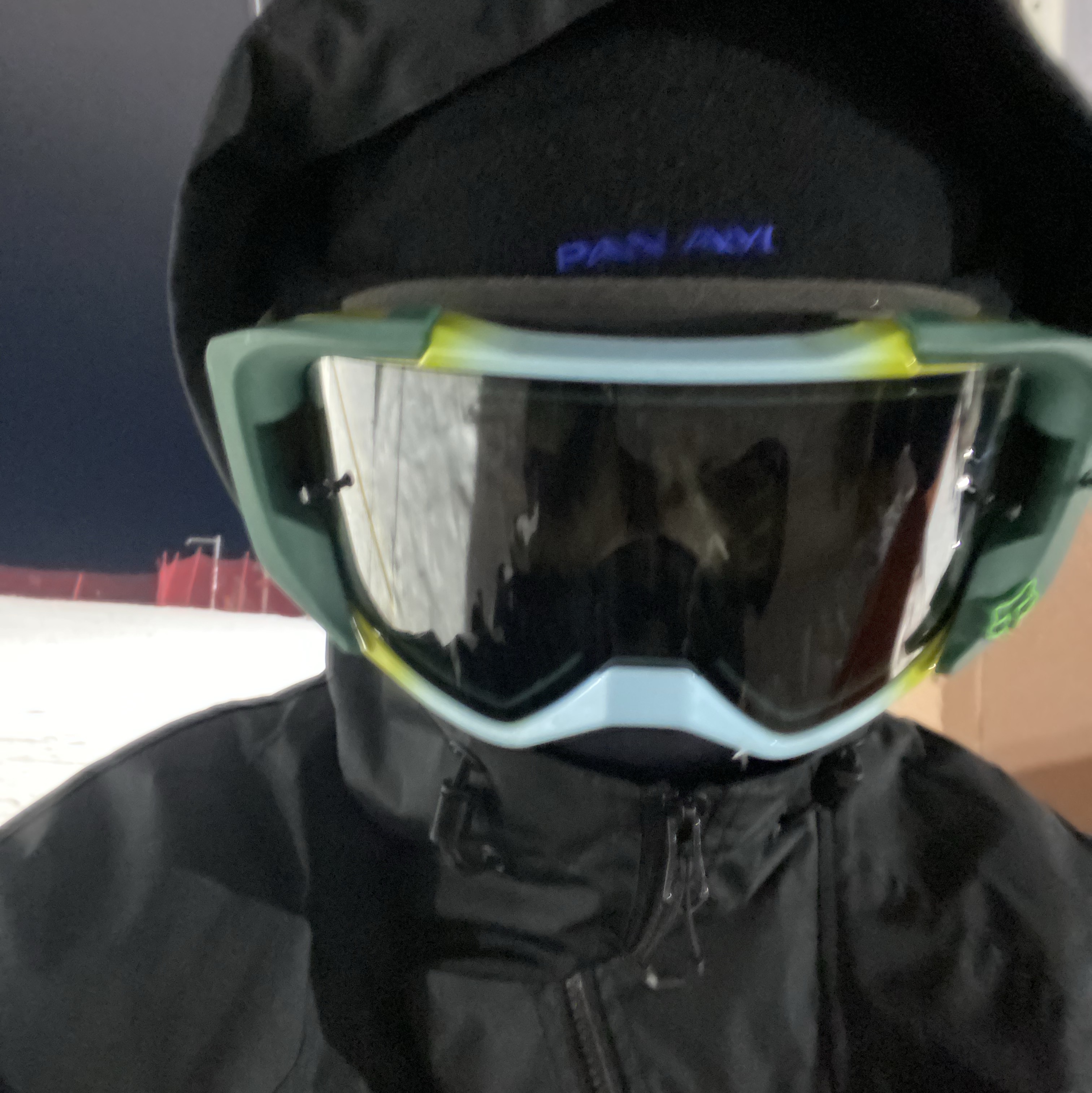 Supreme x Honda x Fox Racing Vue Goggle Moss - 19FW 착용 스타일 - 4