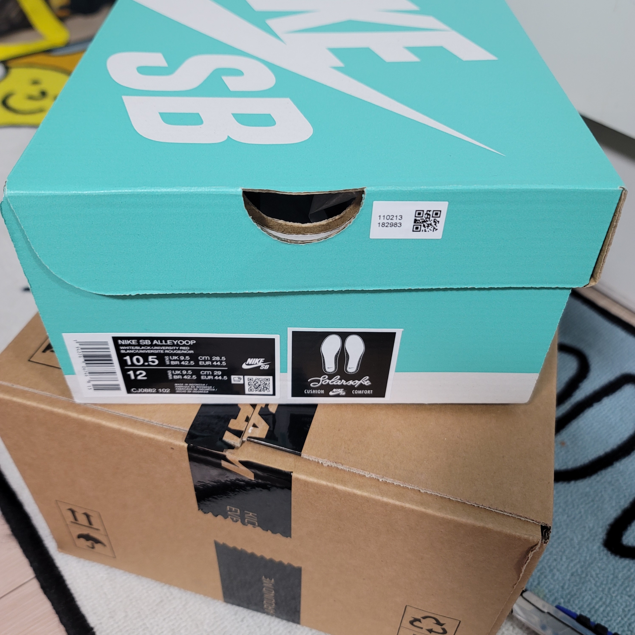 Nike SB Alleyoop University Red 착용 스타일 - 3