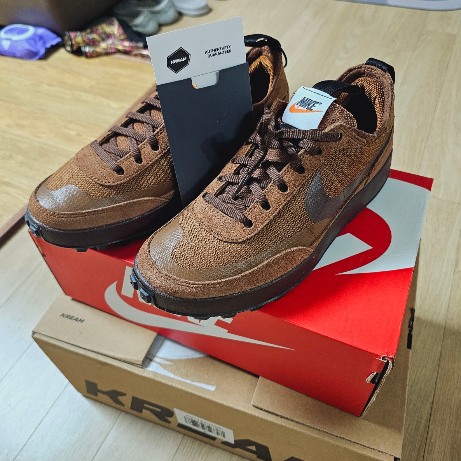 Nike x Tom Sachs General Purpose Shoe Brown 착용 스타일 - 1