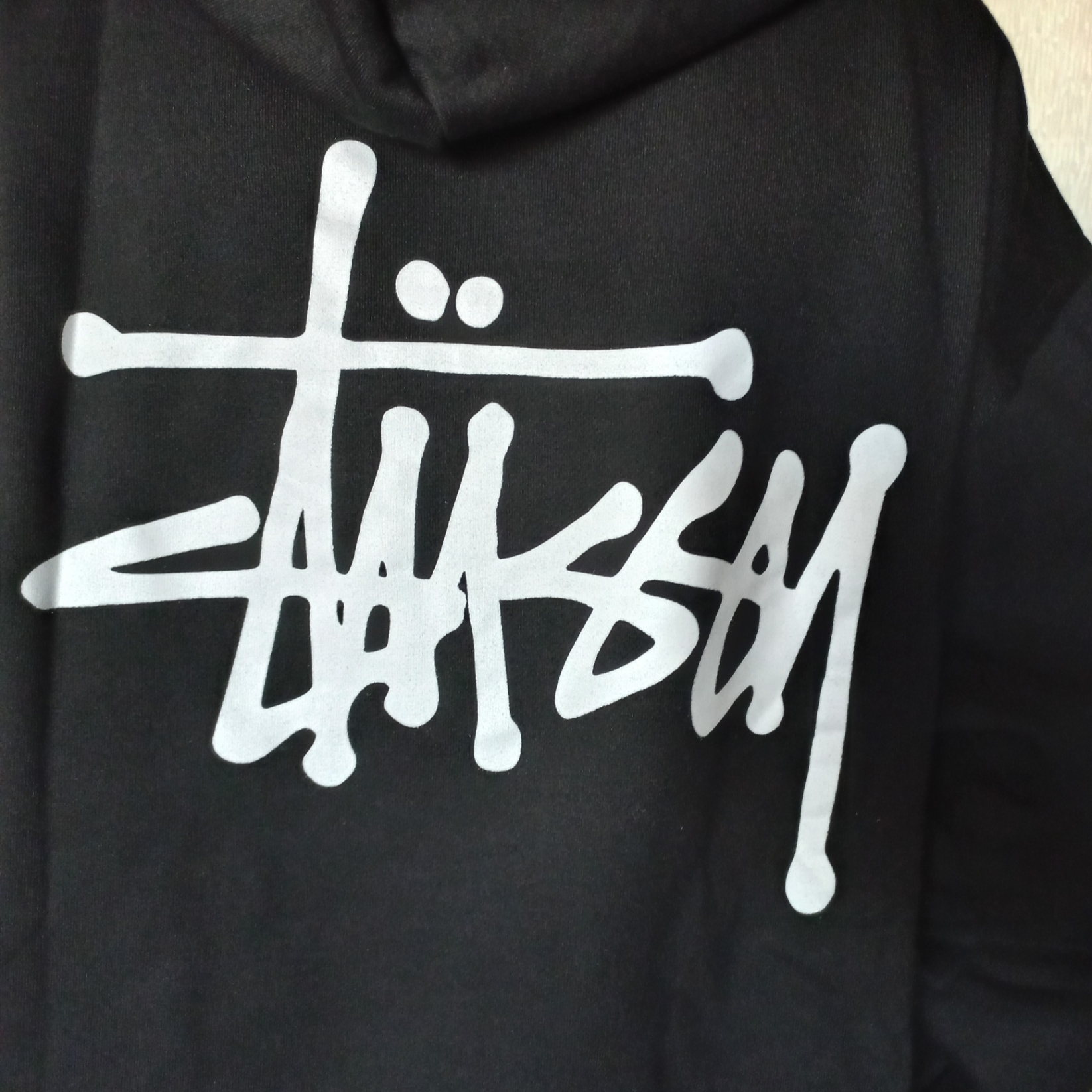 Stussy Basic Stussy Hoodie Black 2022 착용 스타일