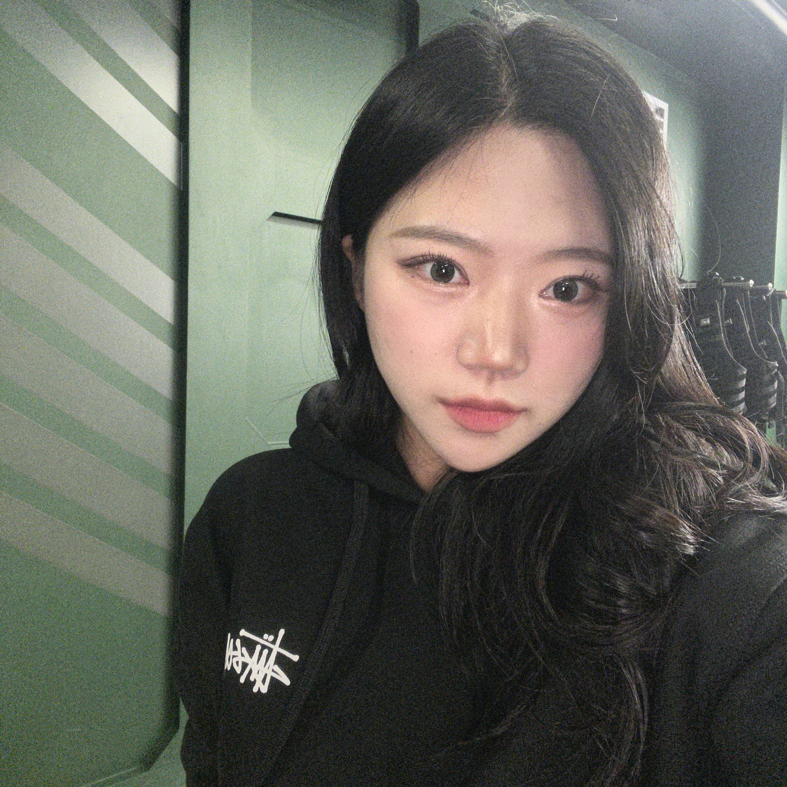 Stussy Basic Stussy Hoodie Black 2023 착용 스타일