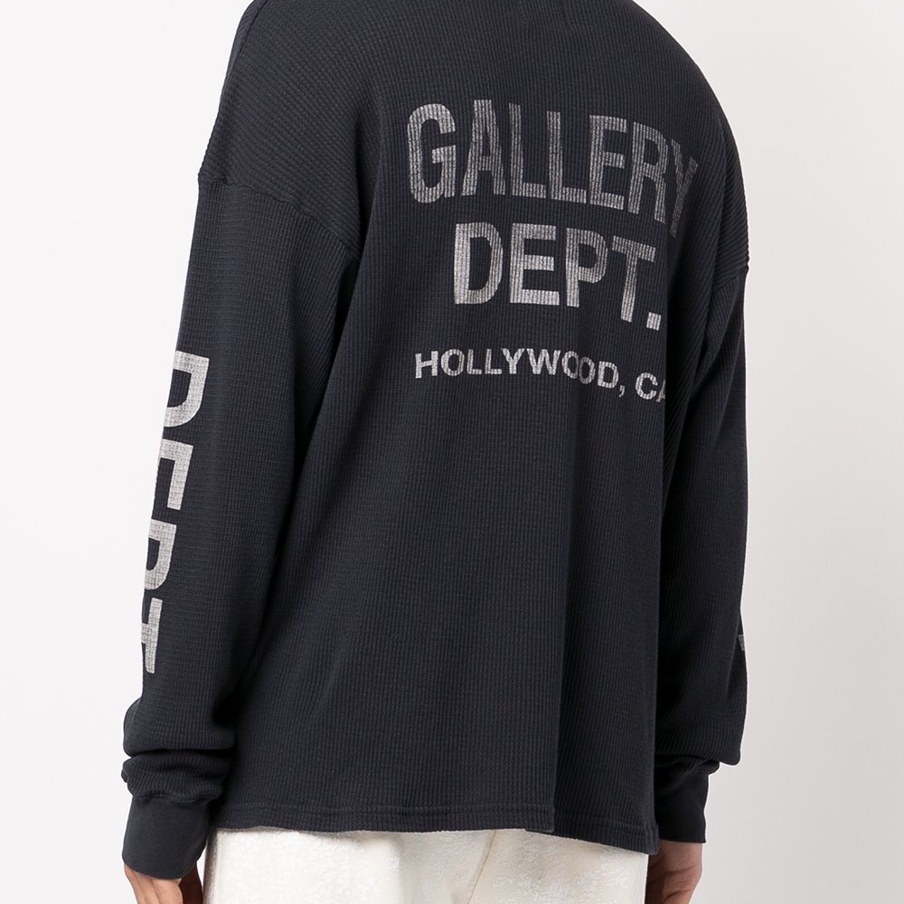 Gallery Dept. Thermal LS T-Shirt Black 착용 스타일
