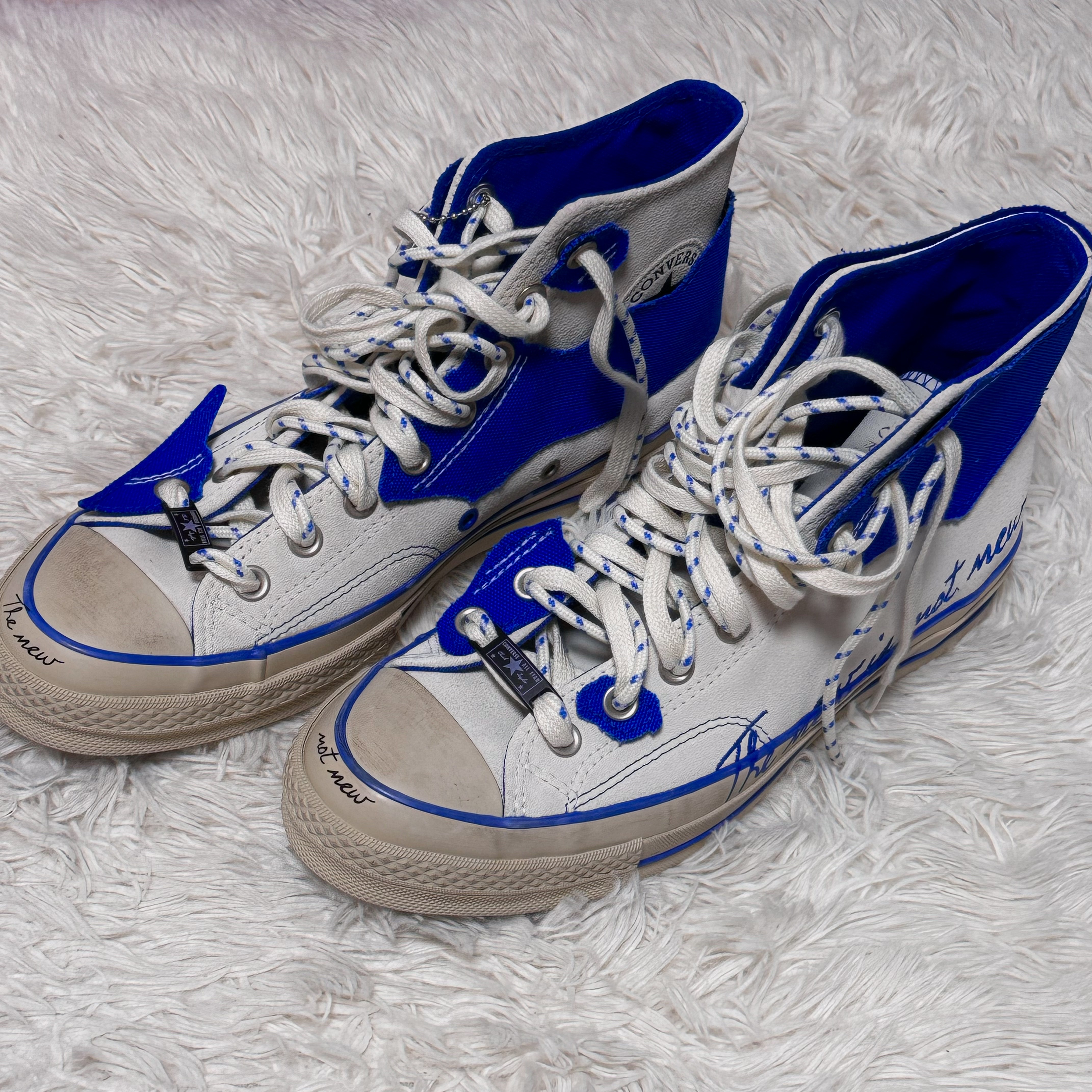 Converse x Ader Error Chuck 70 High White 착용 스타일 - 1