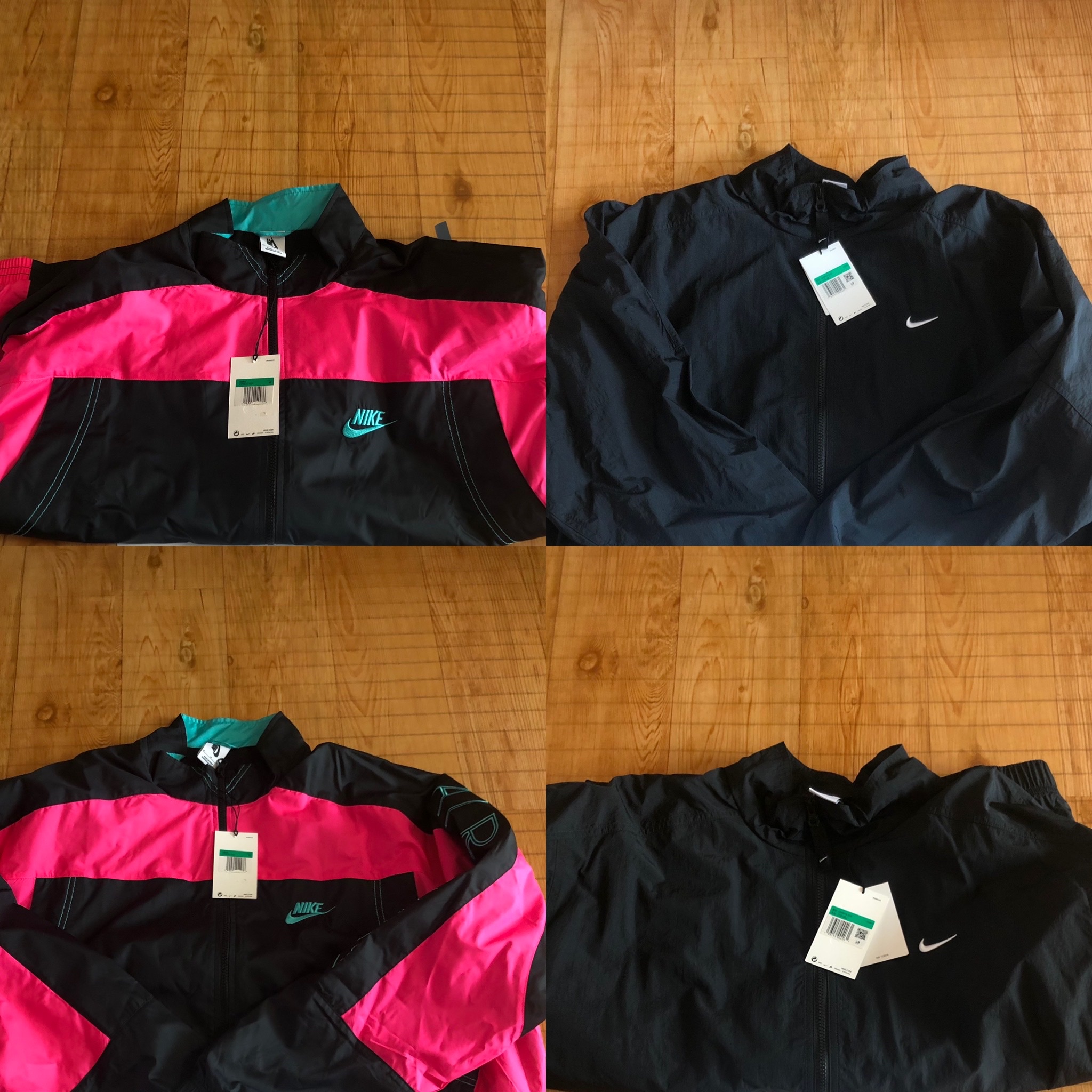 Nike x Atmos NRG Vintage PTHWK Track Jacket Black 착용 스타일