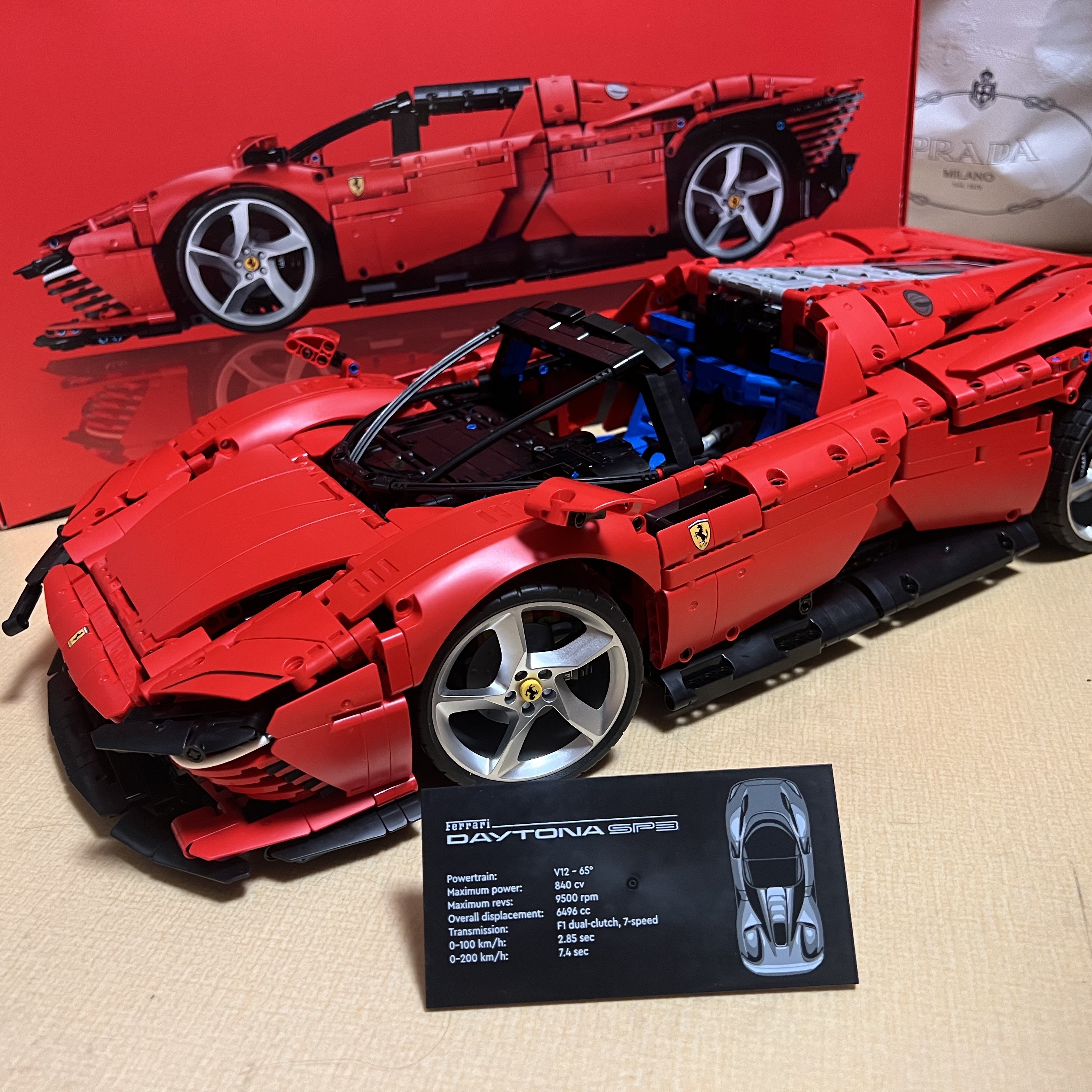 Lego Ferrari Daytona SP3 착용 스타일 - 1