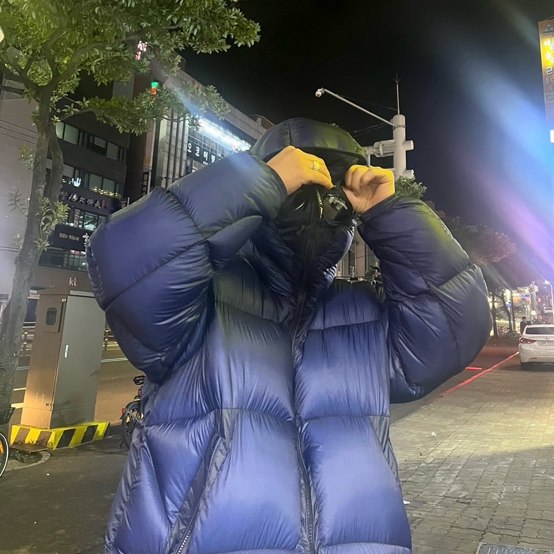 Palace x C.P. Company DD Shell Ripstop Explorer Jacket Mazarine Blue - 23FW 착용 스타일 - 1