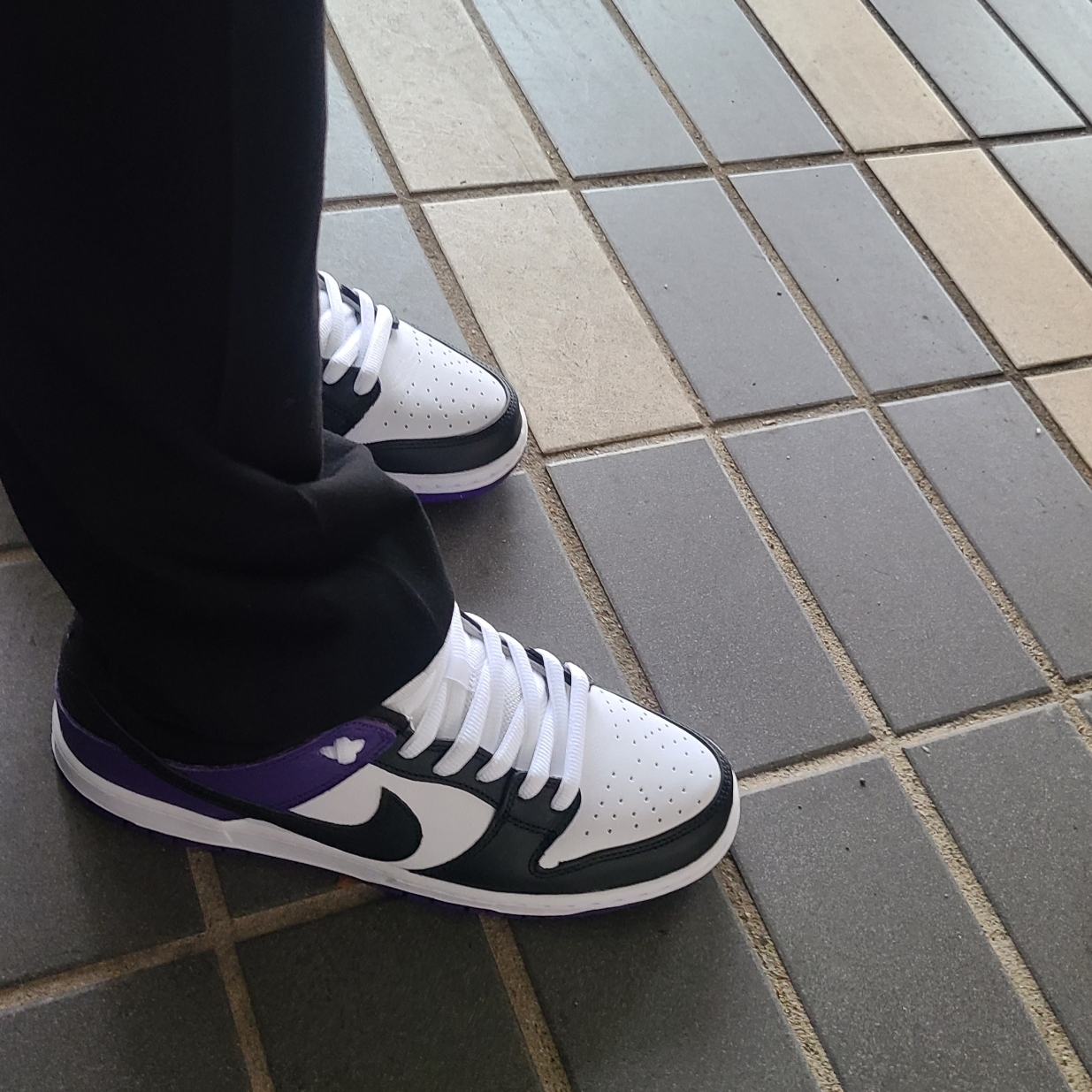 Nike SB Dunk Low Pro Court Purple 착용 스타일
