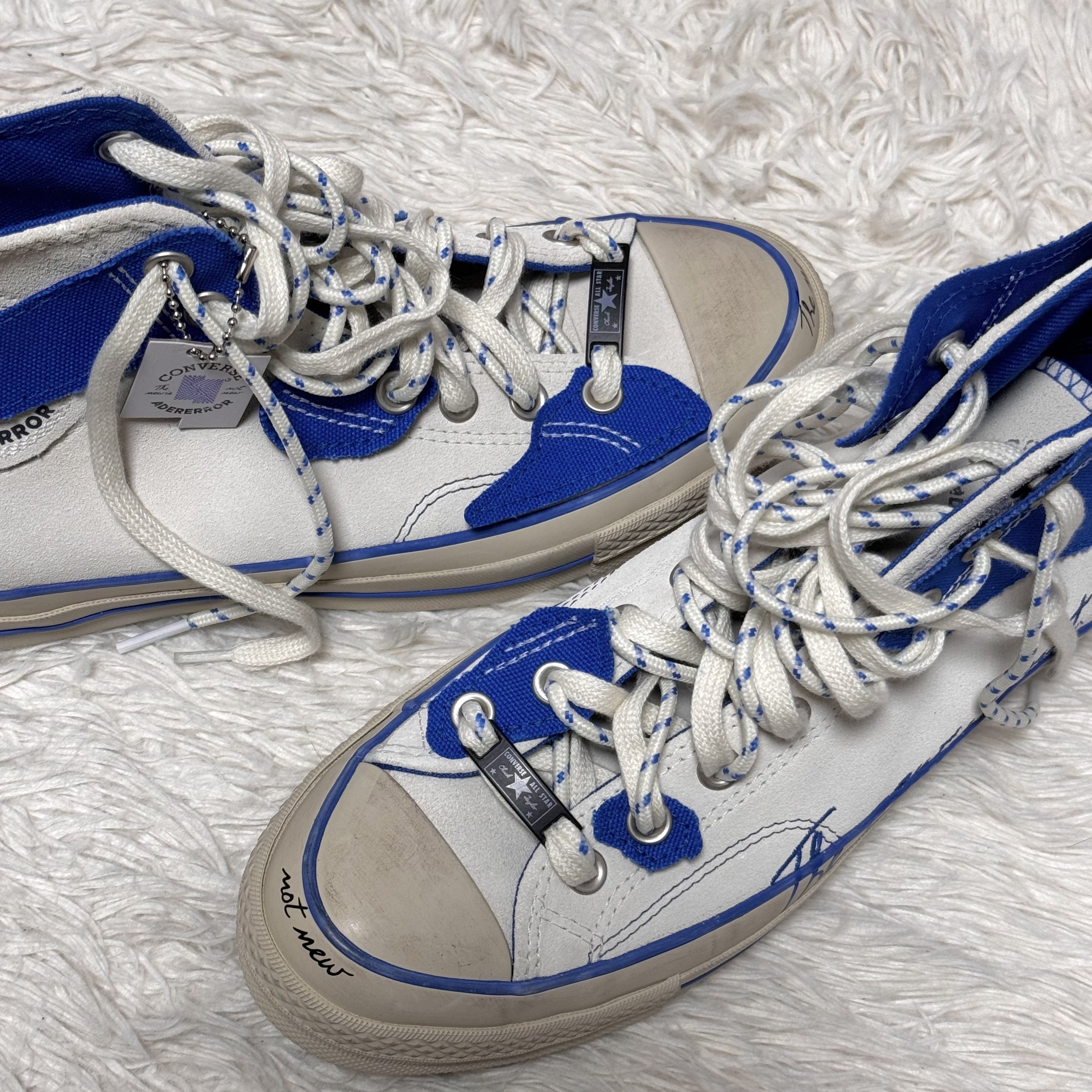 Converse x Ader Error Chuck 70 High White 착용 스타일 - 5