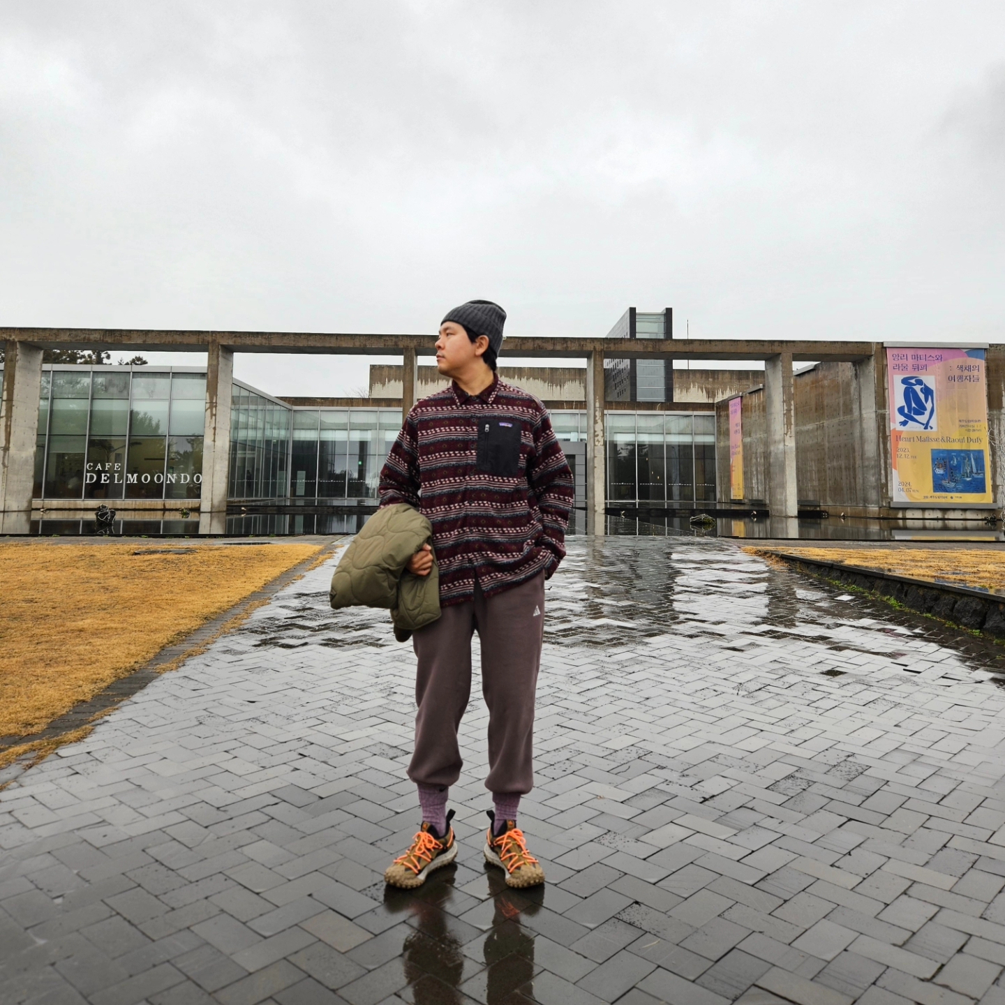 Nike ACG Mountain Fly Low Gore-Tex SE Hazel Rush, Nike ACG Polartec Wolf Tree Pants Ironstone - Asia 착용 스타일 - 4