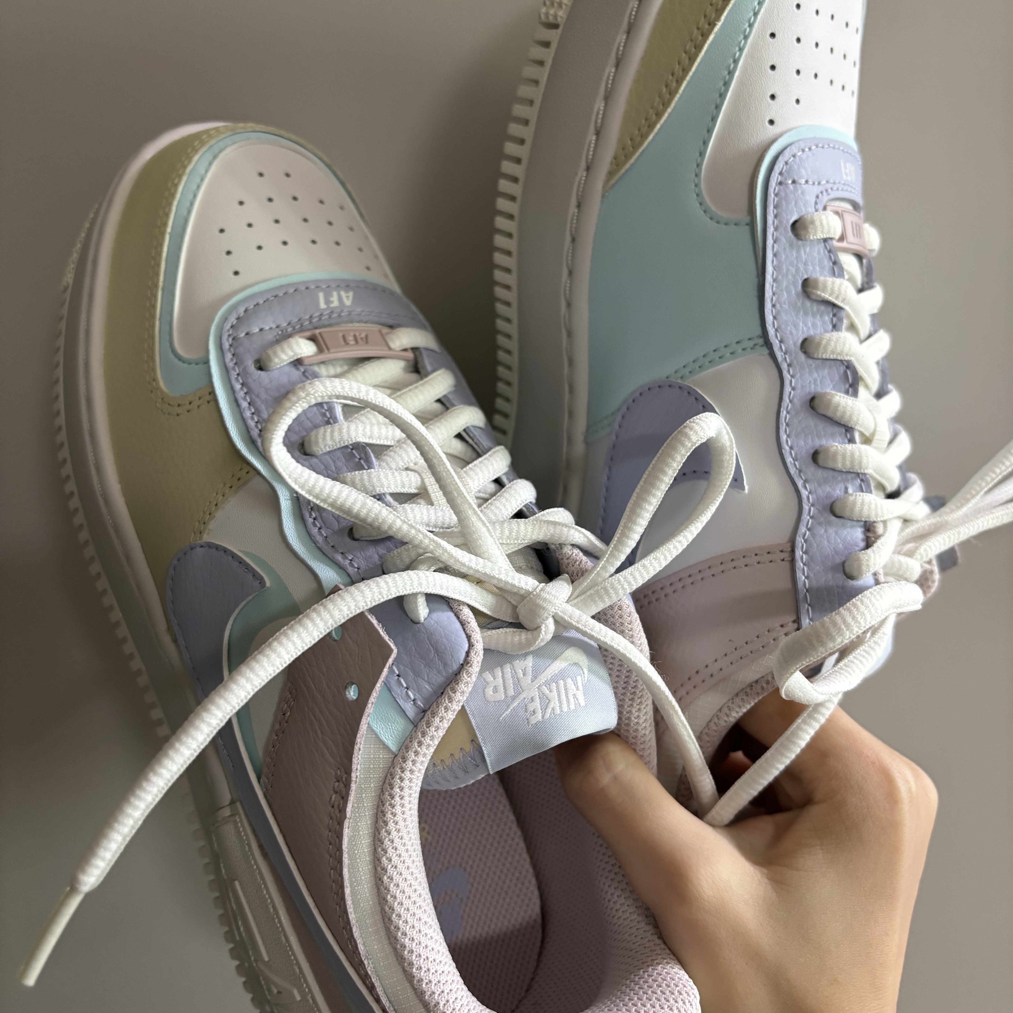(W) Nike Air Force 1 Shadow Pastel 착용 스타일