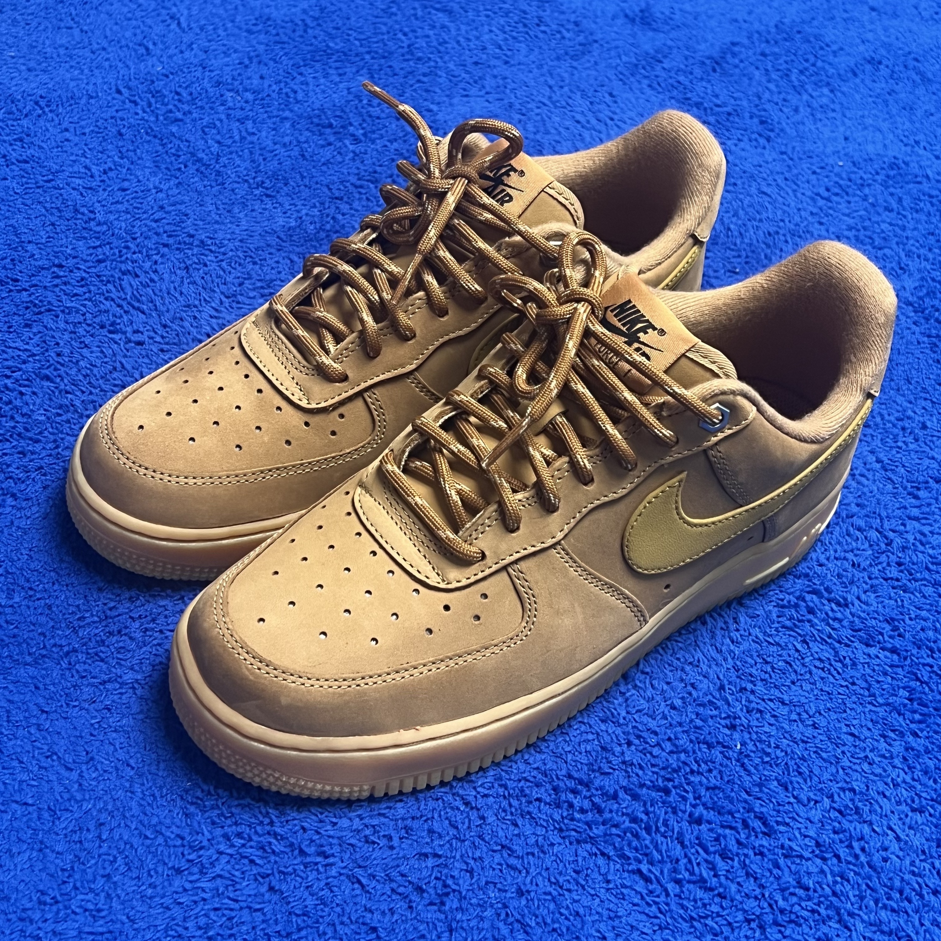 Nike Air Force 1 '07 WB Flax 착용 스타일 - 1