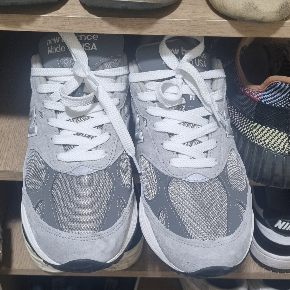 New Balance 993 Made in USA Grey - D Standard 착용 스타일