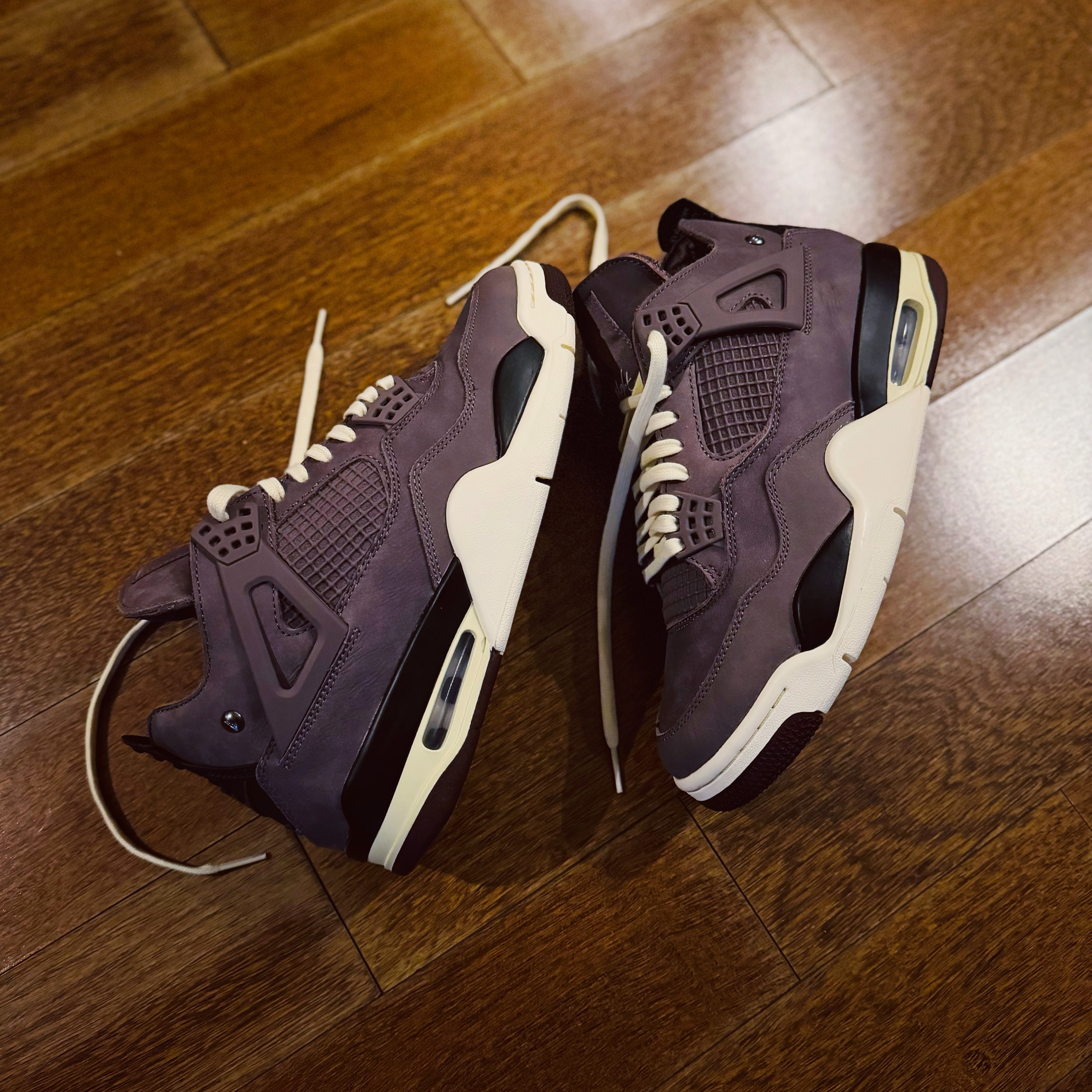 Jordan 4 x A Ma Maniere Retro Violet Ore 착용 스타일