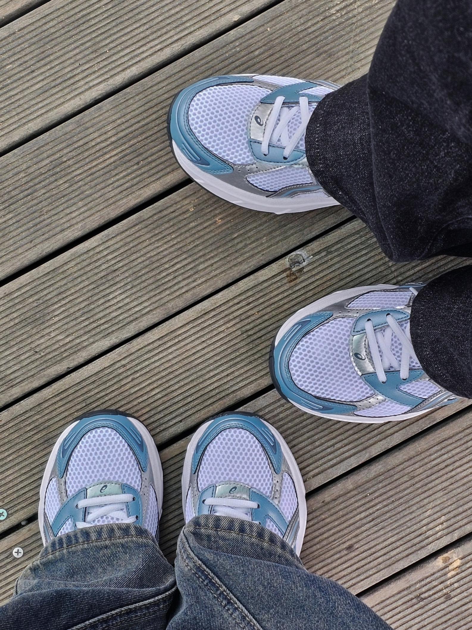 Asics Gel-1130 White Shark Skin 착용 스타일 - 1