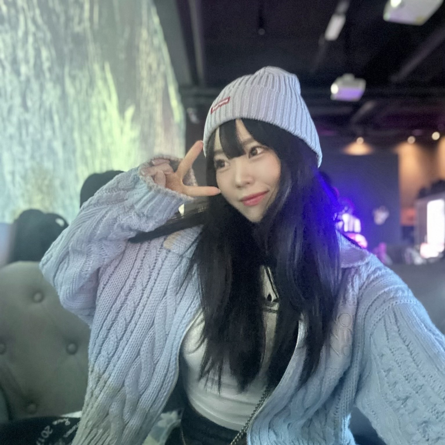 Supreme Overdyed Beanie Grey - 23SS 착용 스타일 - 1