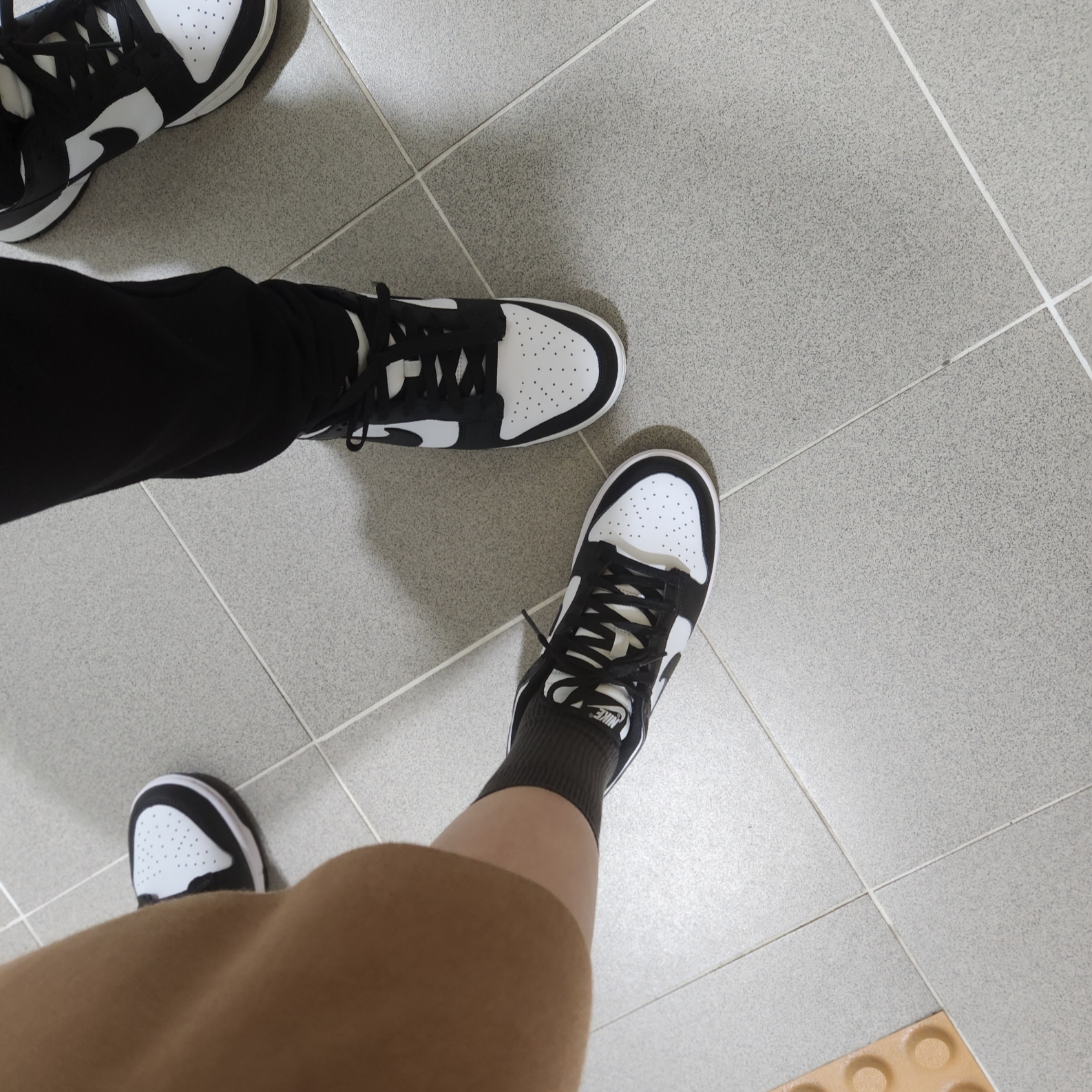 Nike Dunk Low Retro Black, (W) Nike Dunk Low Black 착용 스타일