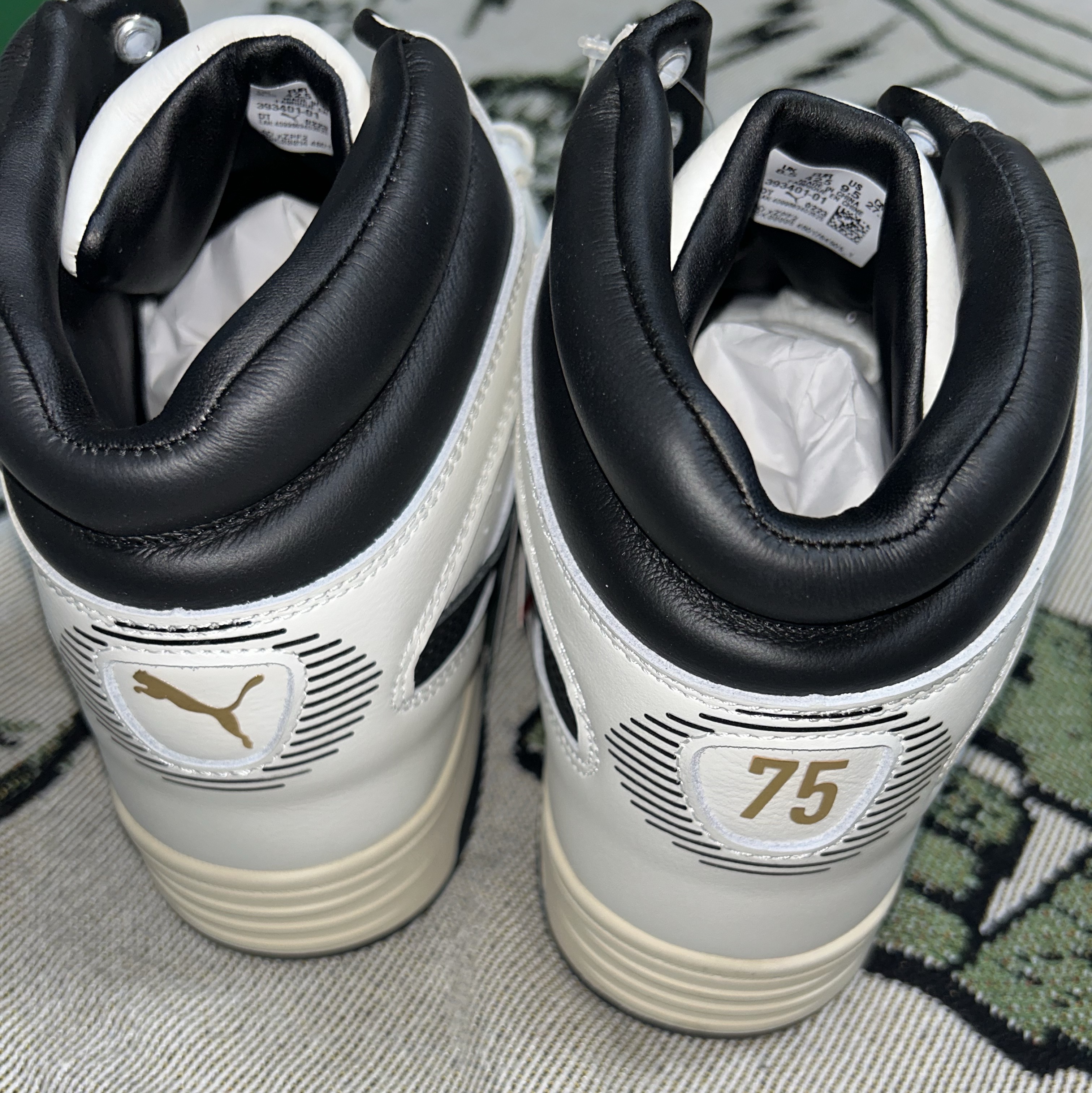 Puma Slipstream Mid 75-Year Edition PRM Blanc De Blanc 착용 스타일 - 6