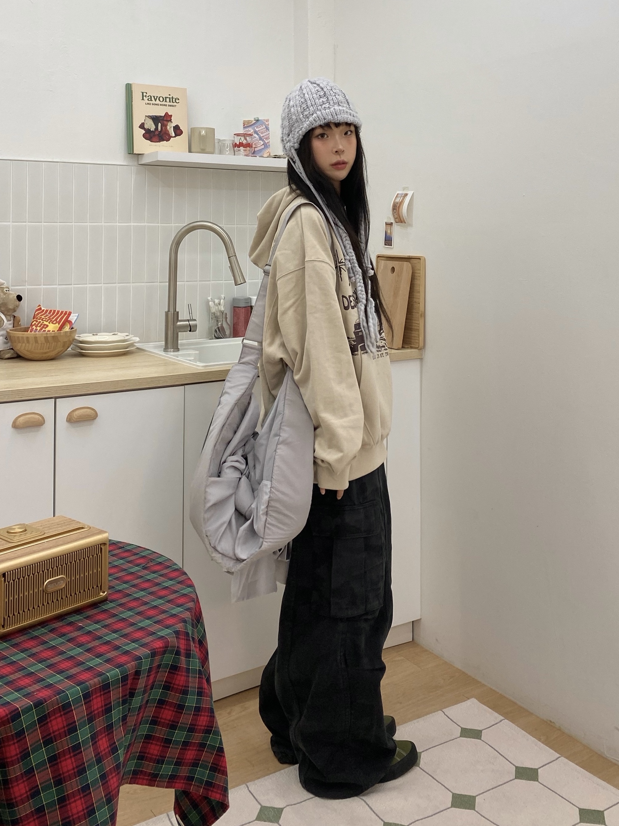 Last Resort Ab Vm003 Canvas Lo Green Black 착용 스타일 - 1