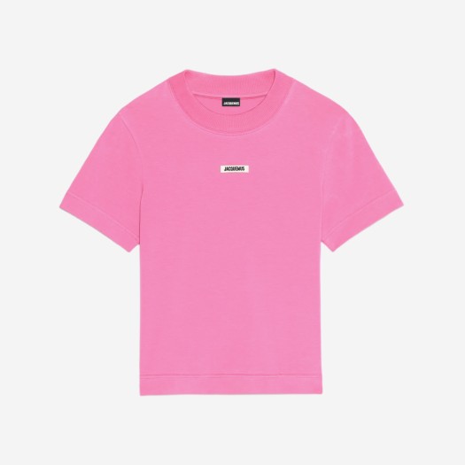 (W) 자크뮈스 르 티셔츠 그로그랭 티셔츠 핑크