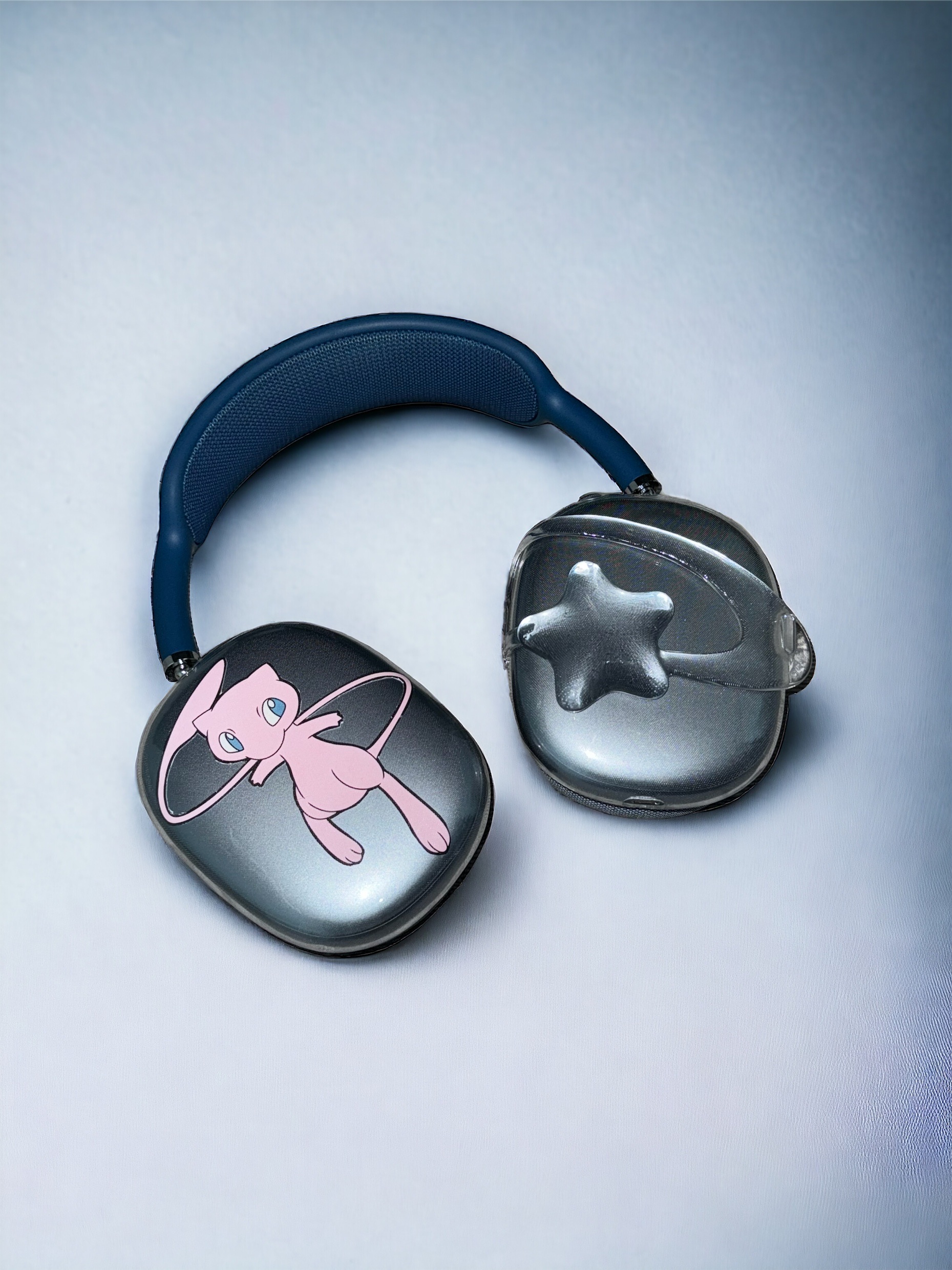 Test Artifact Era Max 003 Clear, Apple AirPods Max Lightning Silver (Korean Ver.) 착용 스타일 - 9