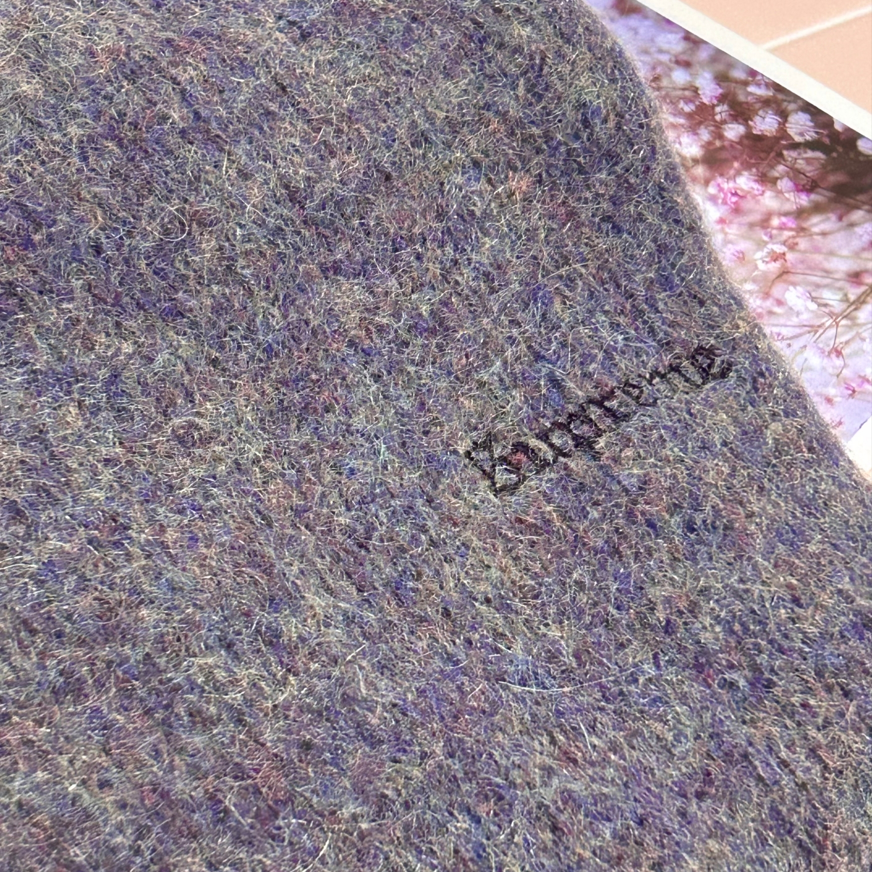 Supreme Mohair Sweater Purple Melange - 22FW 착용 스타일 - 2