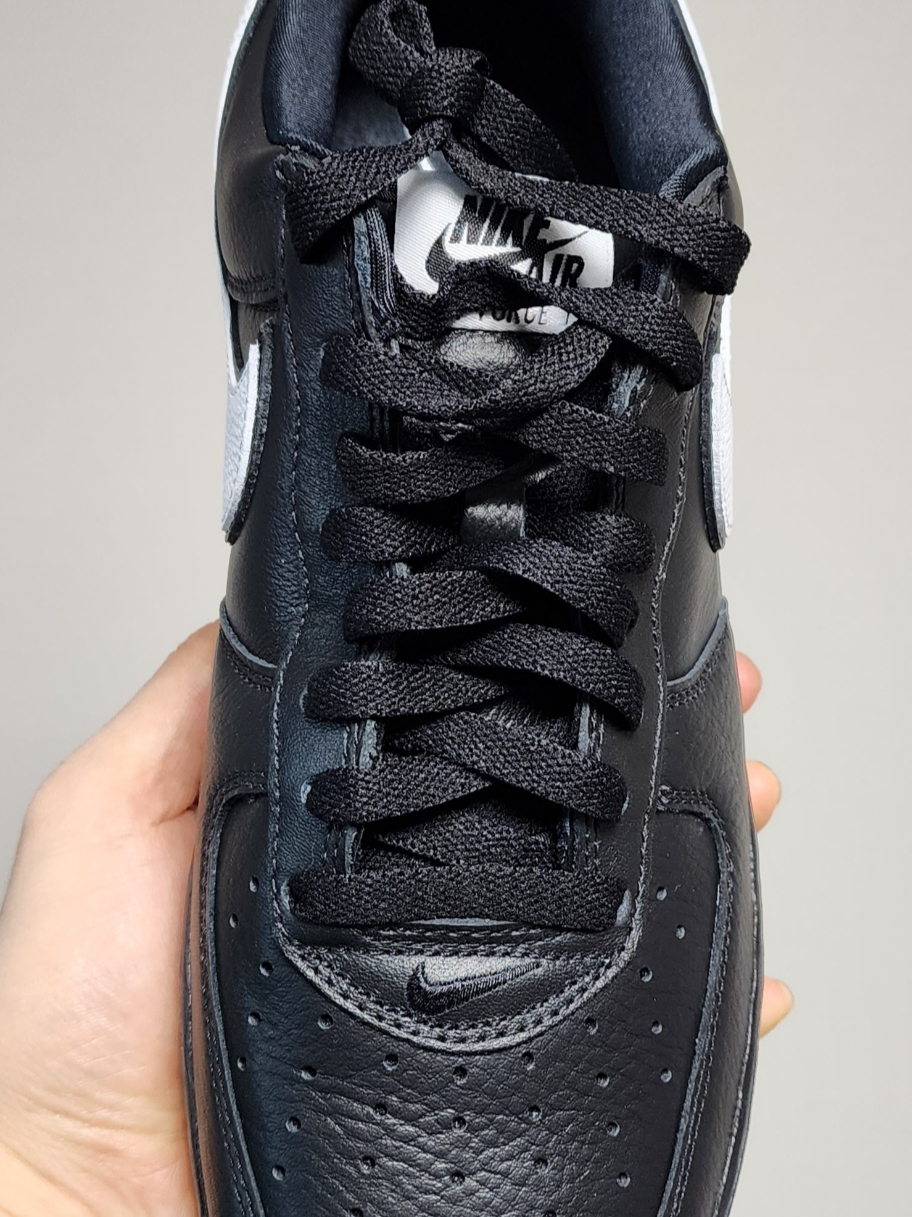 Nike Air Force 1 Low QS Black White 착용 스타일