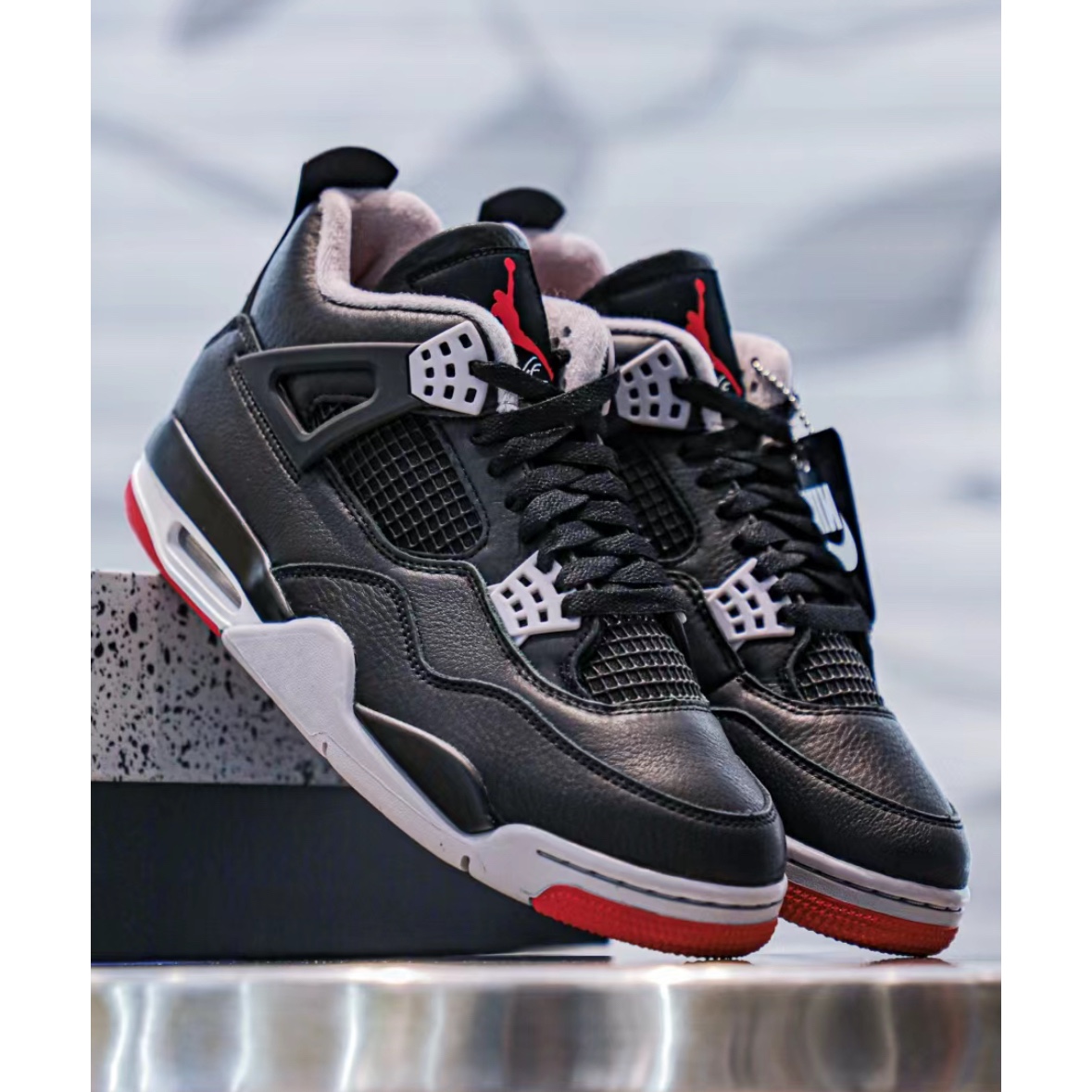 Jordan 4 Retro Bred 2019 착용 스타일