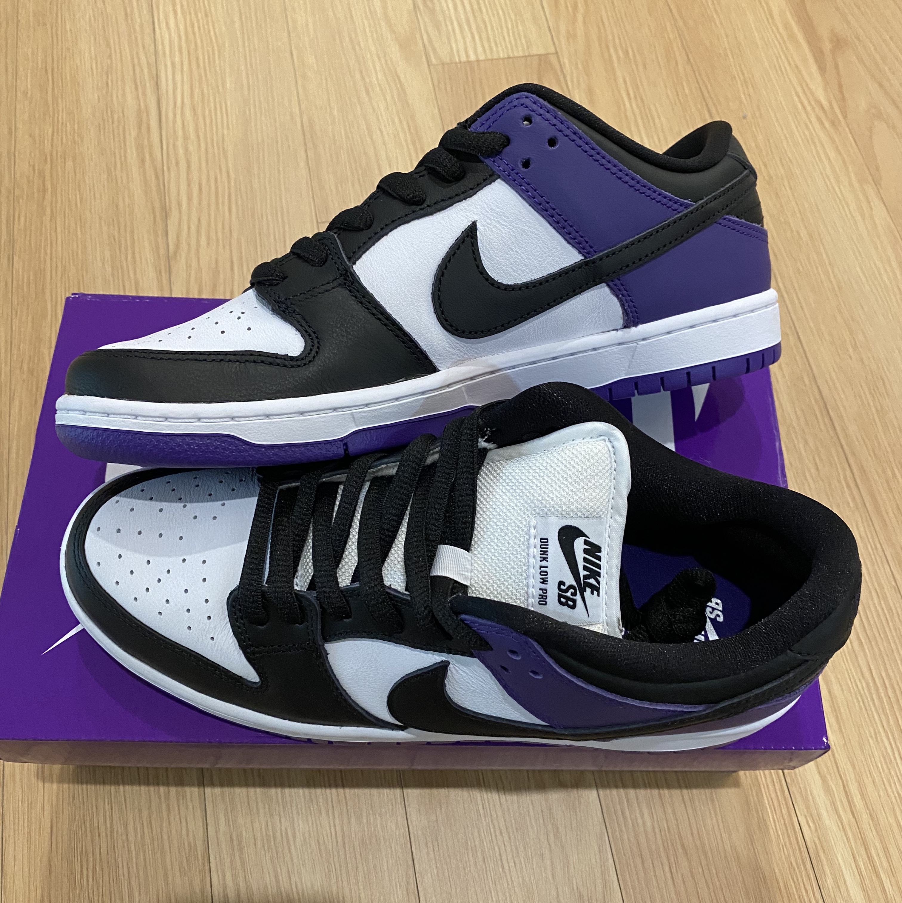 Nike SB Dunk Low Pro Court Purple 착용 스타일