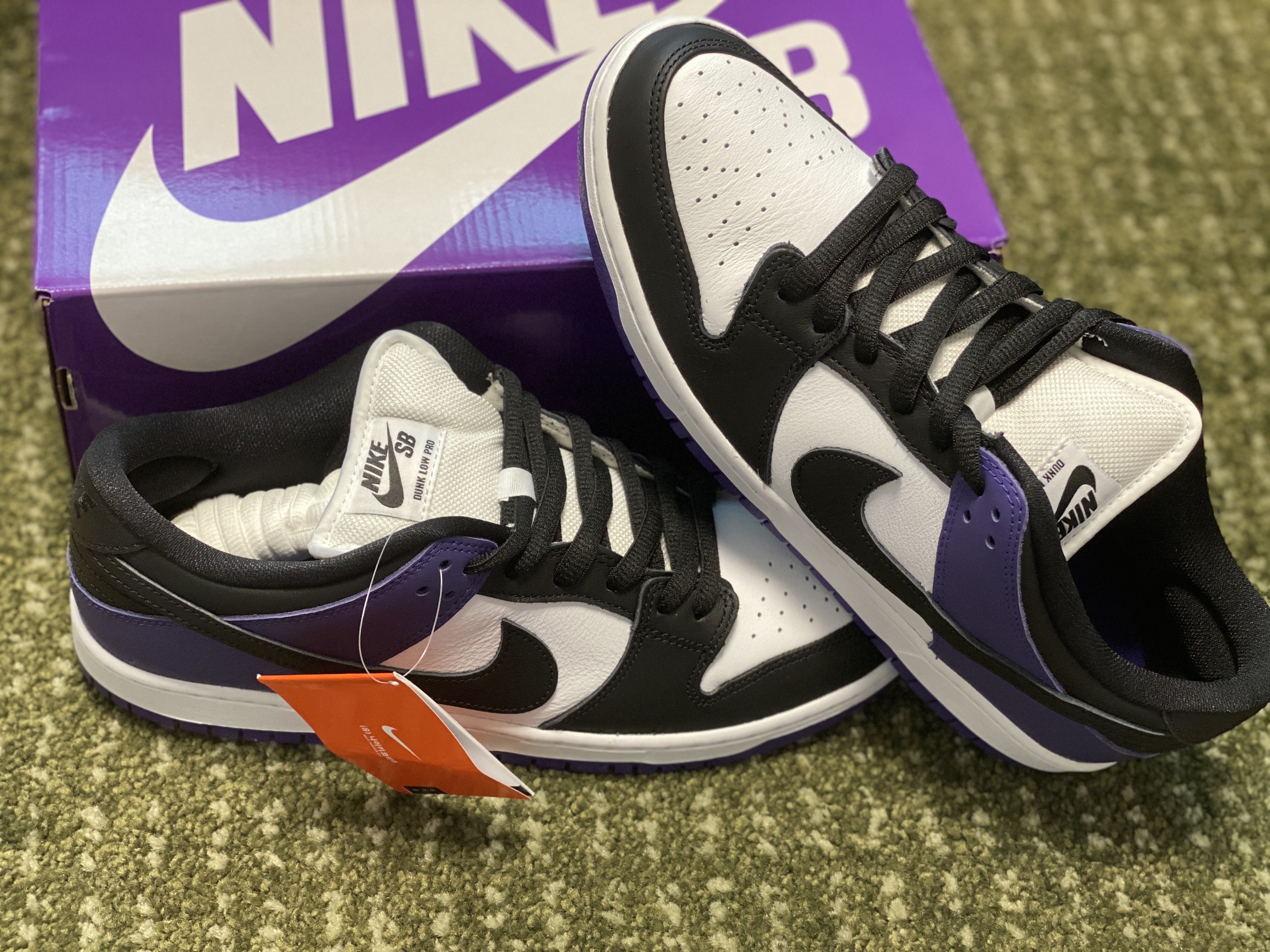 Nike SB Dunk Low Pro Court Purple 착용 스타일