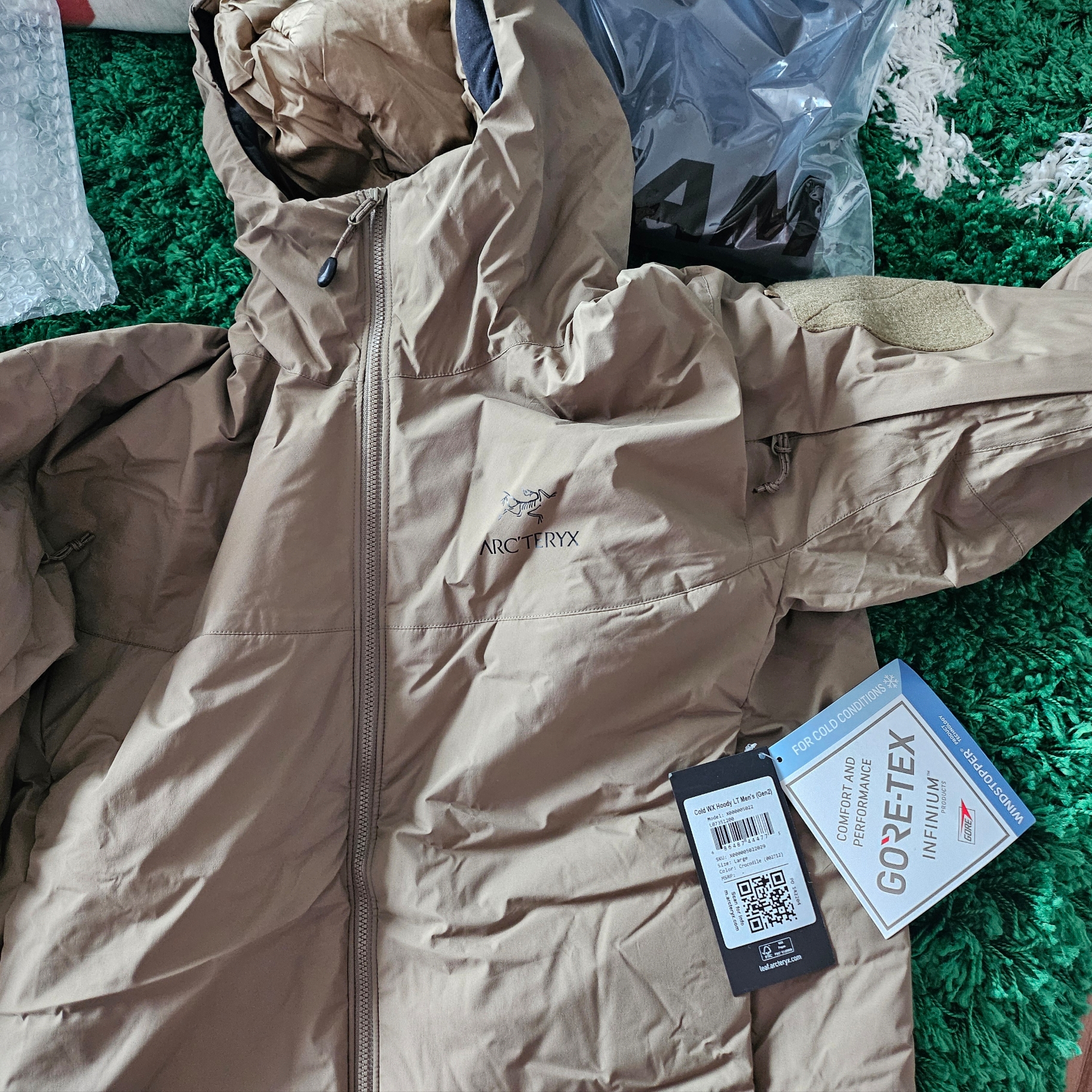Arc'teryx LEAF Cold WX Hoody LT Gen 2 Crocodile 착용 스타일