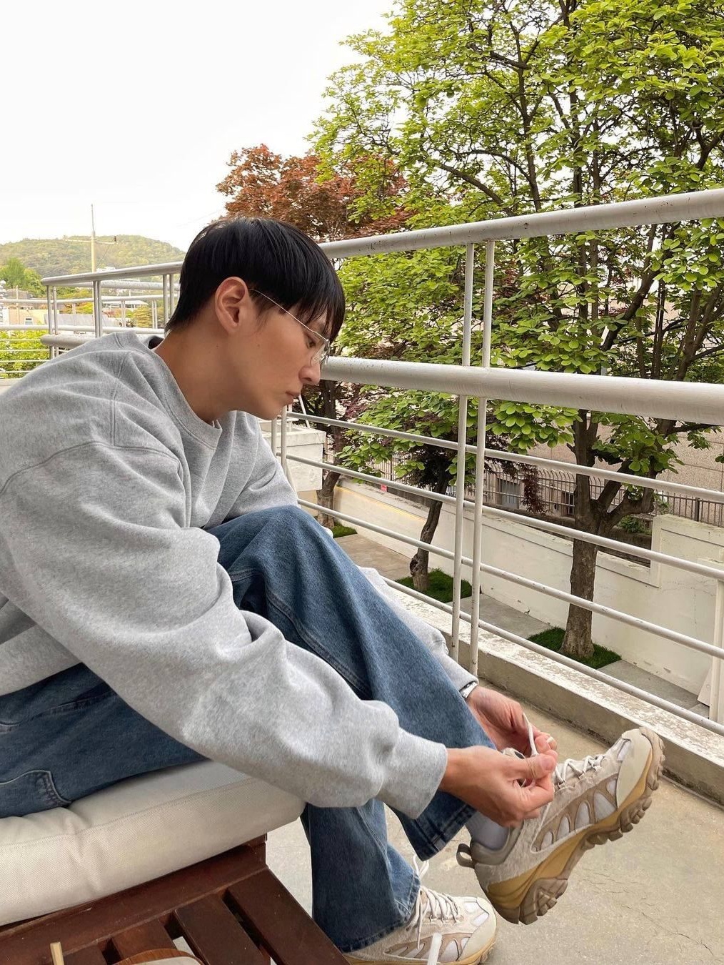 Stussy Denim Work Pants Blue, True Religion Tr Basic Denim Pants Light Indigo 착용 스타일 - 3