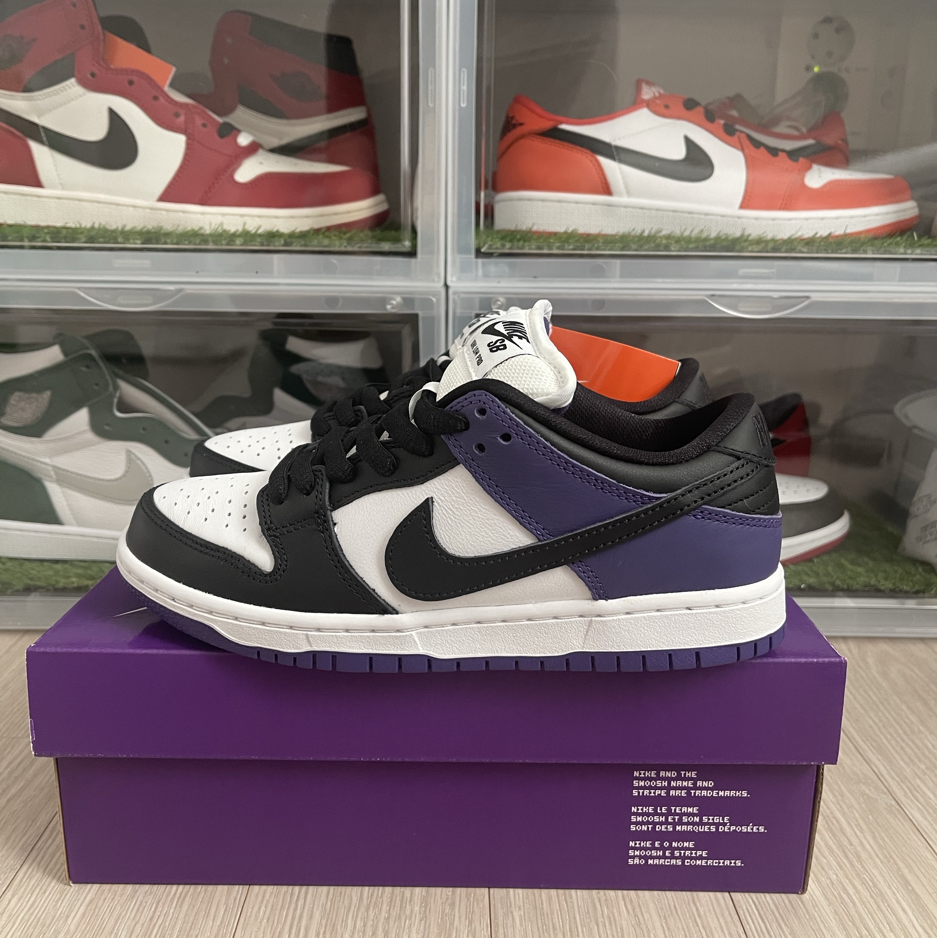 Nike SB Dunk Low Pro Court Purple 착용 스타일