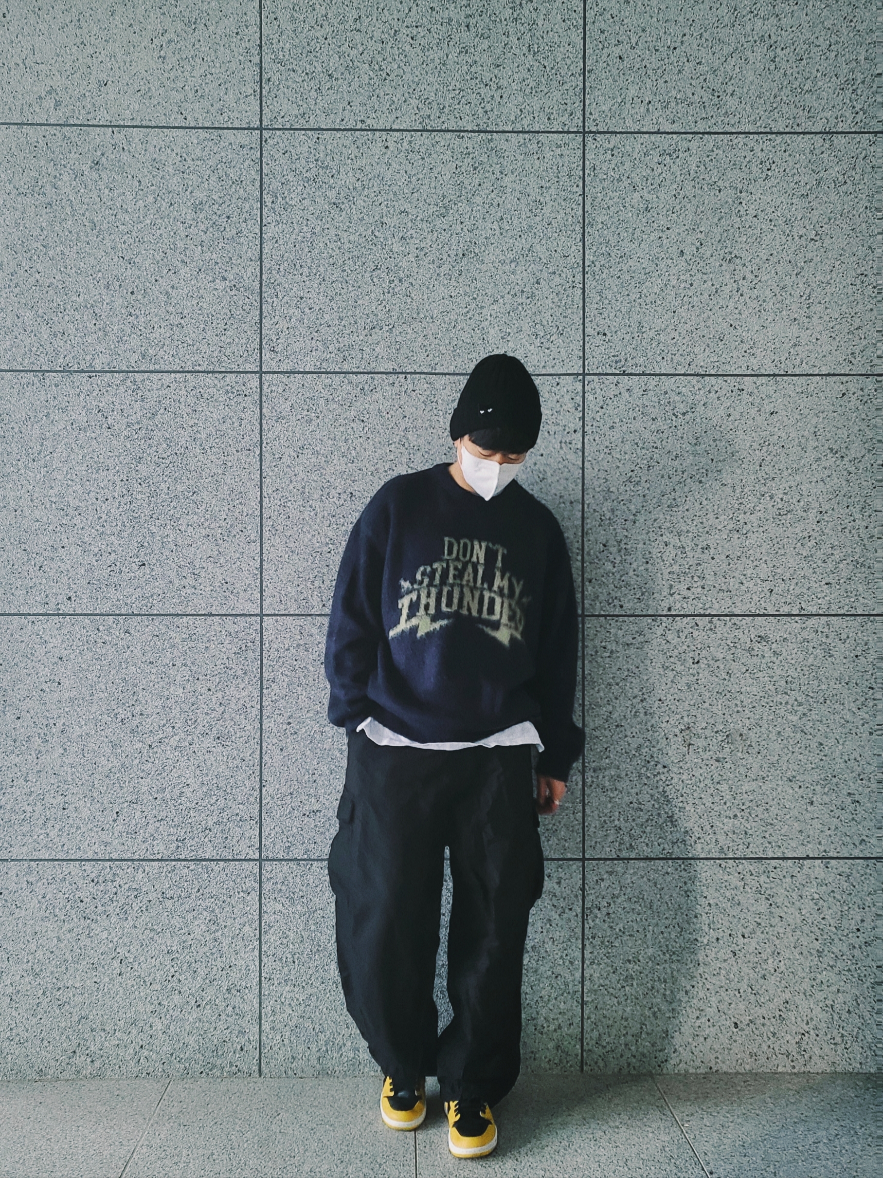 Needles H.D. BDU Pants Black, Jordan 1 Retro High OG Pollen 착용 스타일 - 4