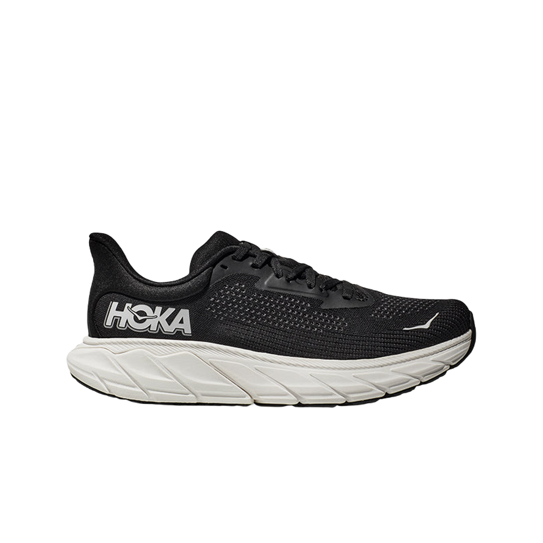 (W) 호카 아라히 7 블랙 화이트 - 와이드((W) Hoka Arahi 7 Black White - Wide)