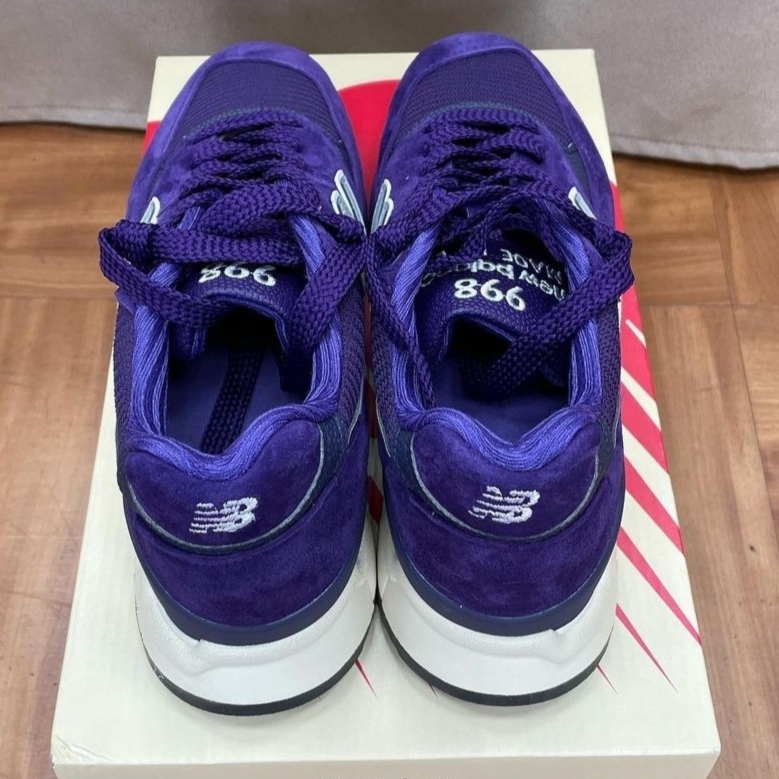 New Balance 998 Made in USA Plum Purple 착용 스타일